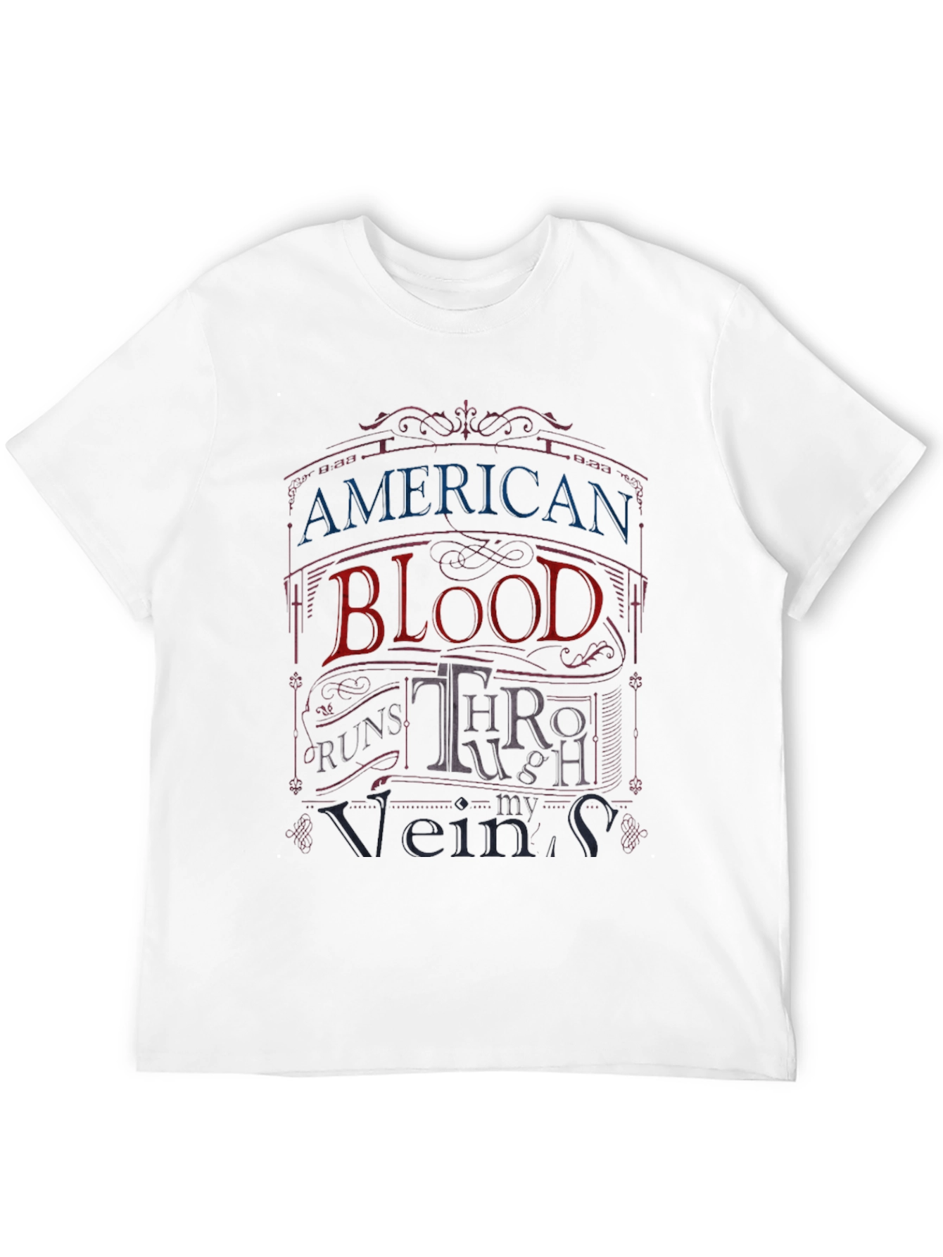 American Blood Runs Through My Veins Graphic Tee