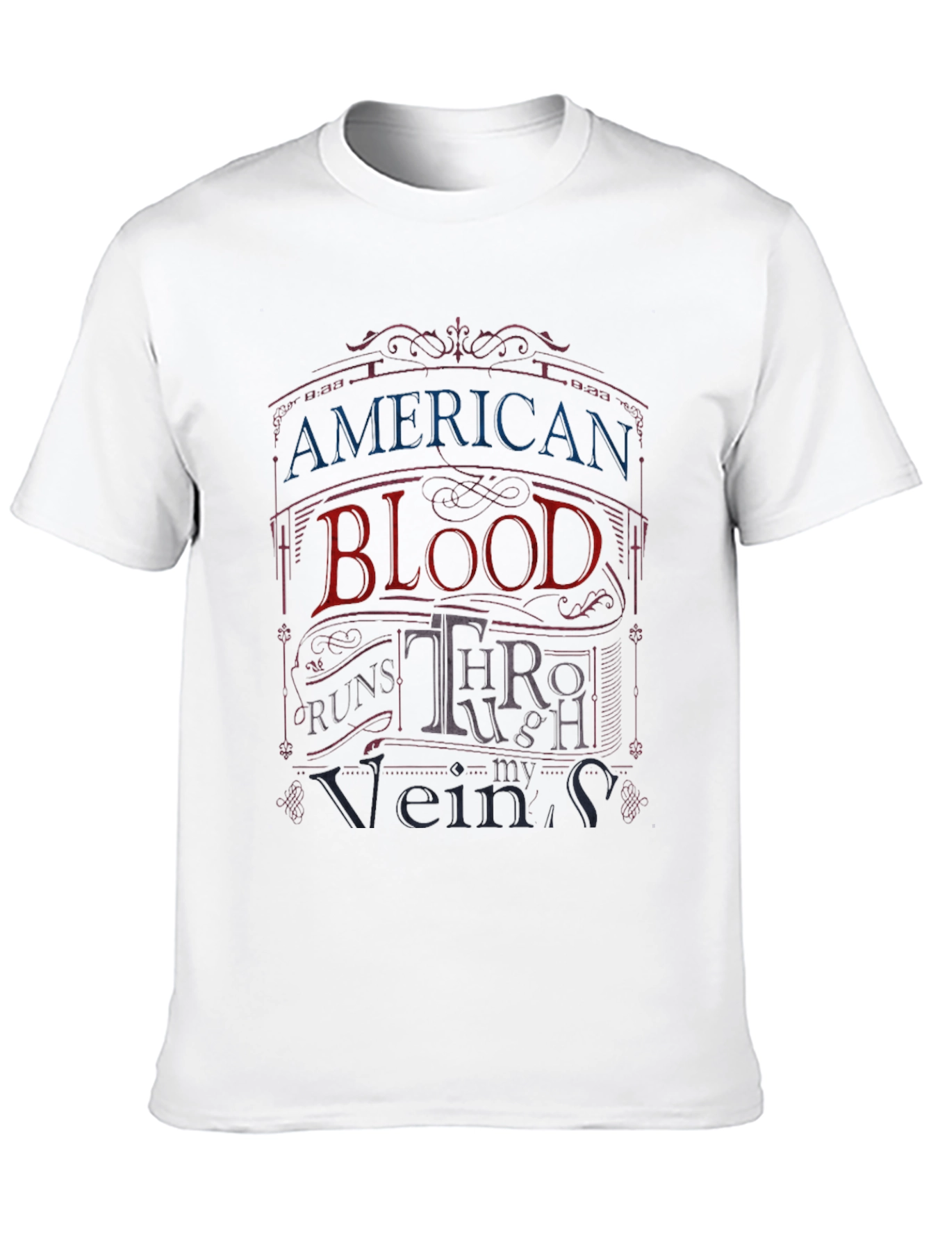 American Blood Runs Through My Veins Graphic Tee
