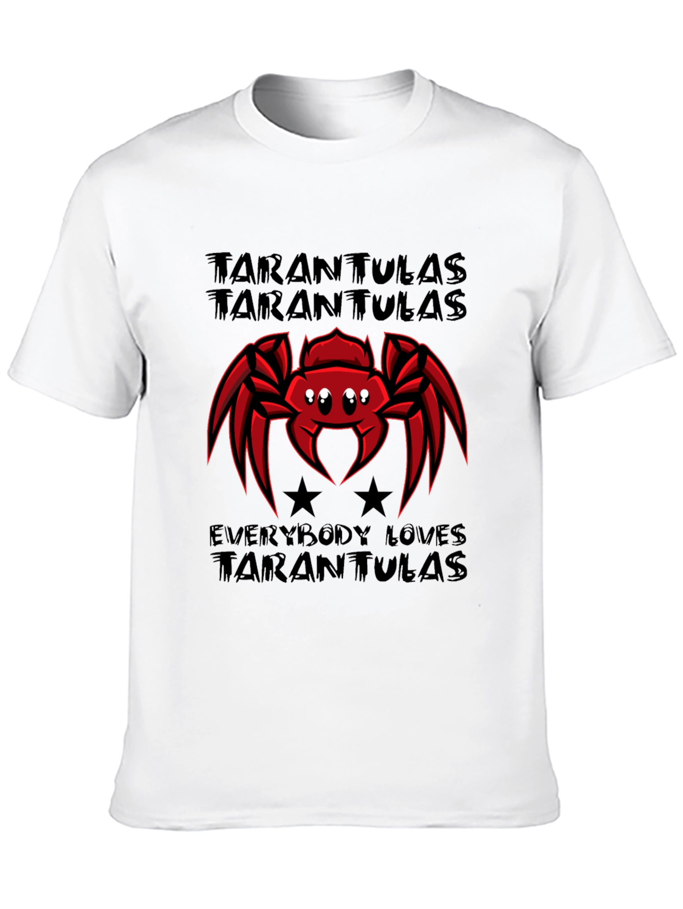 Tarantula Lovers T-Shirt - Red Spider Design