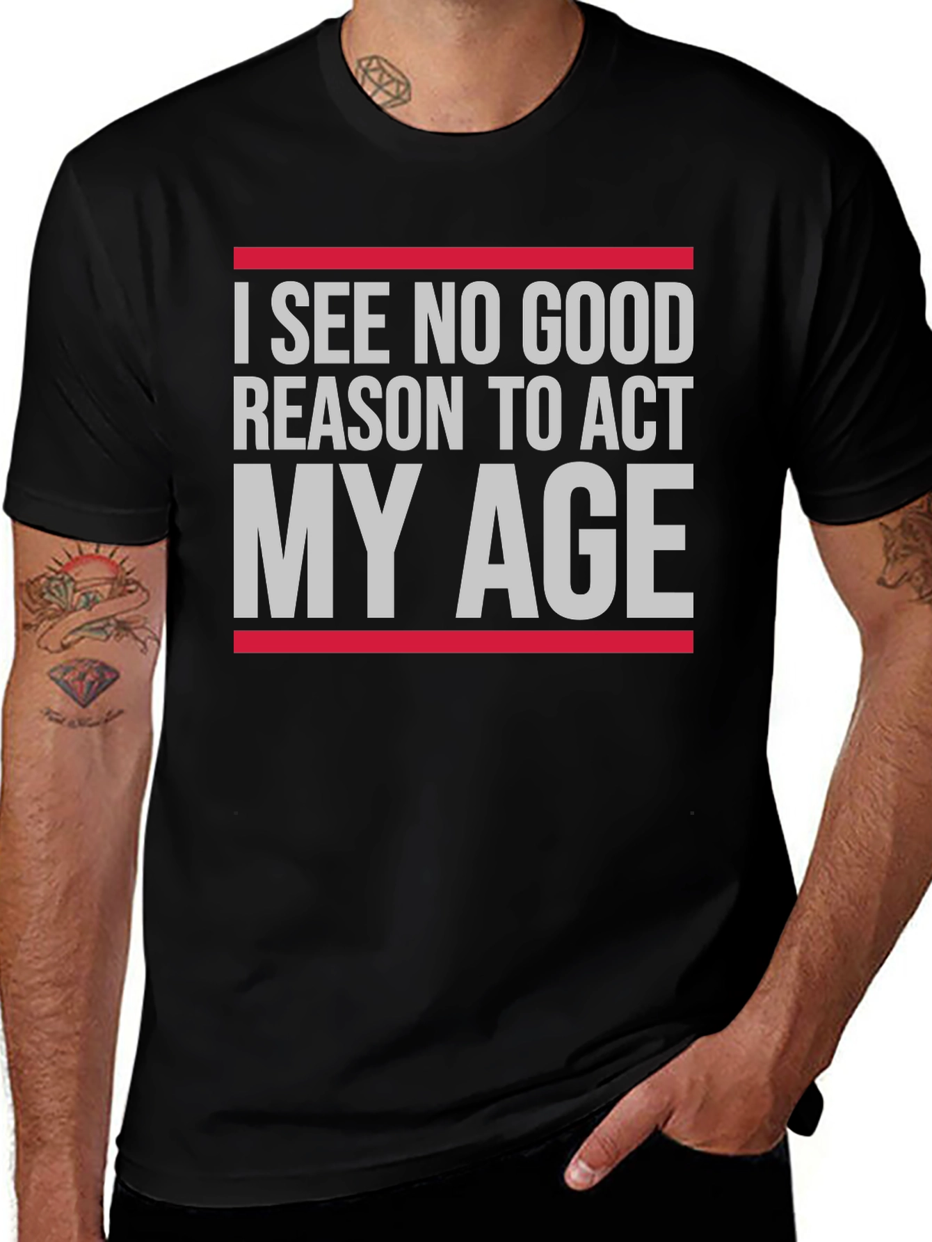 Funny Act My Age Graphic T-Shirt