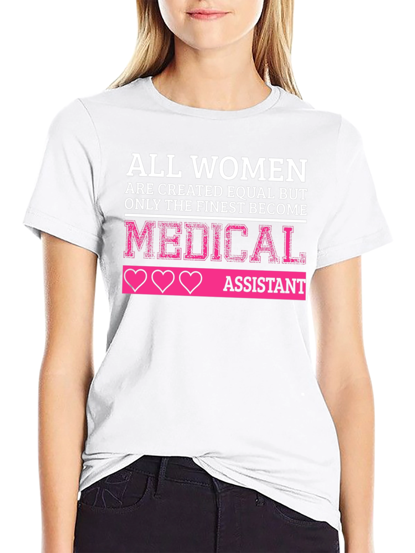 Finest Women Medical Assistant Black T-Shirt