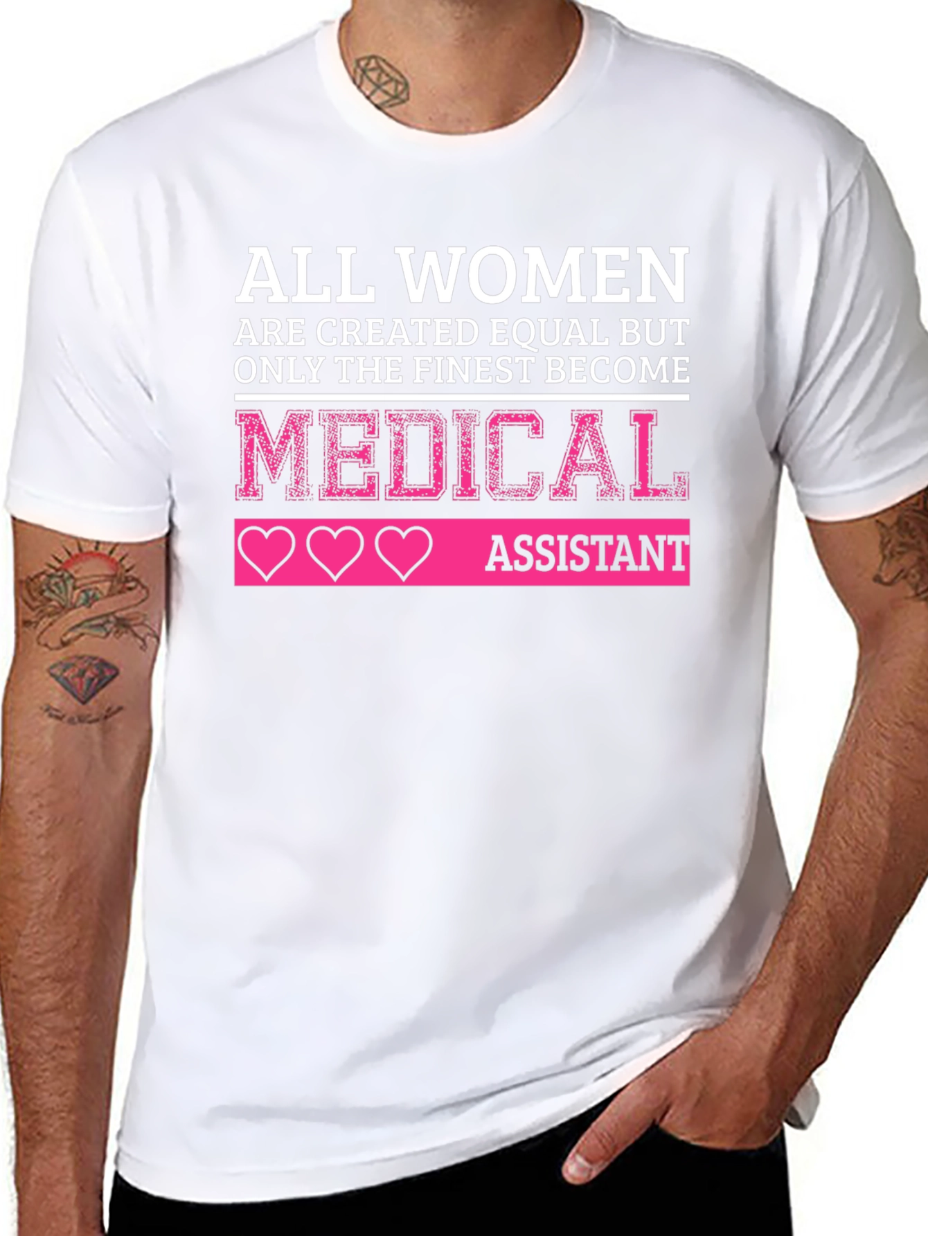Finest Women Medical Assistant Black T-Shirt