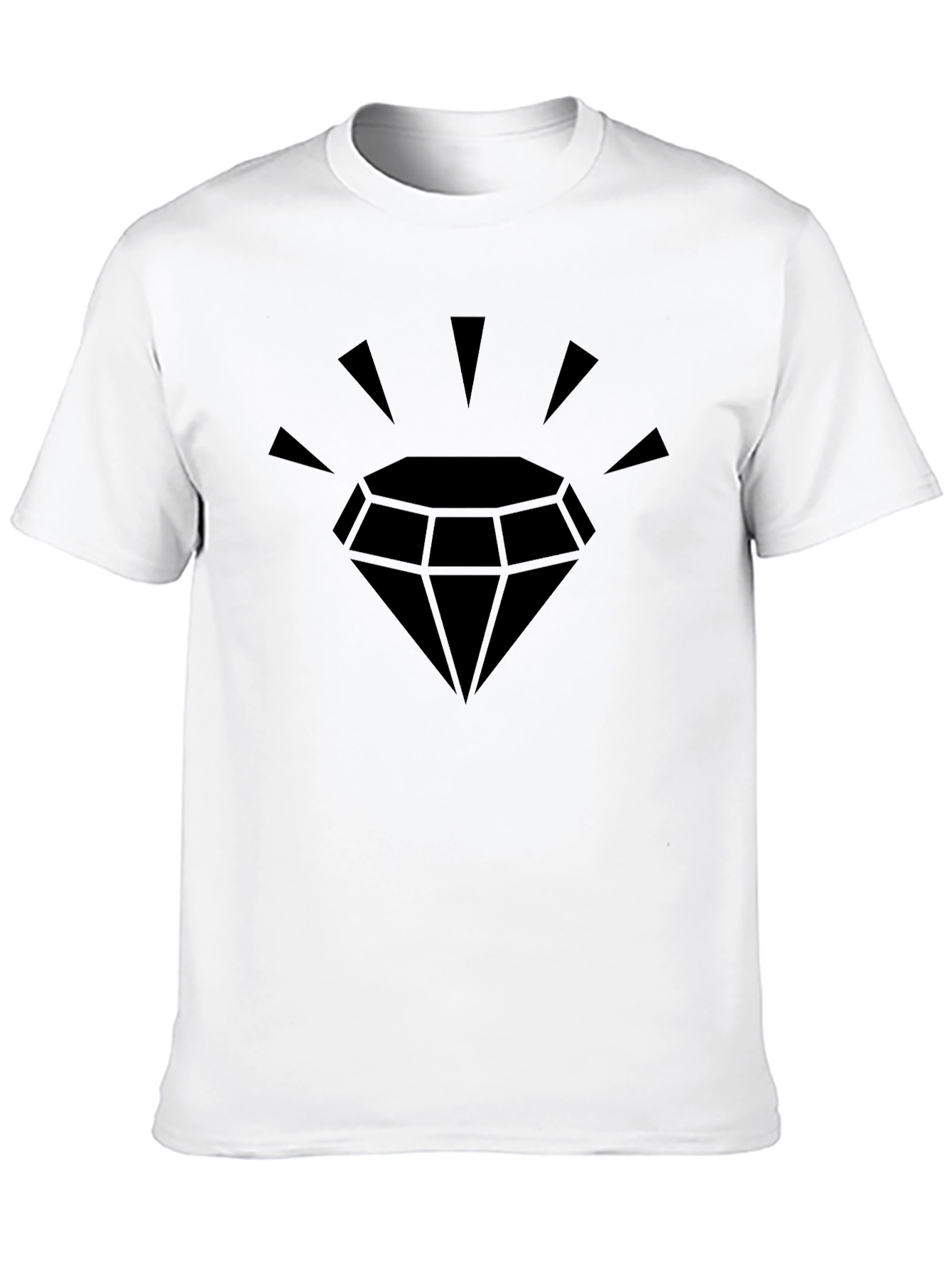 Bold Black Diamond Graphic Tee
