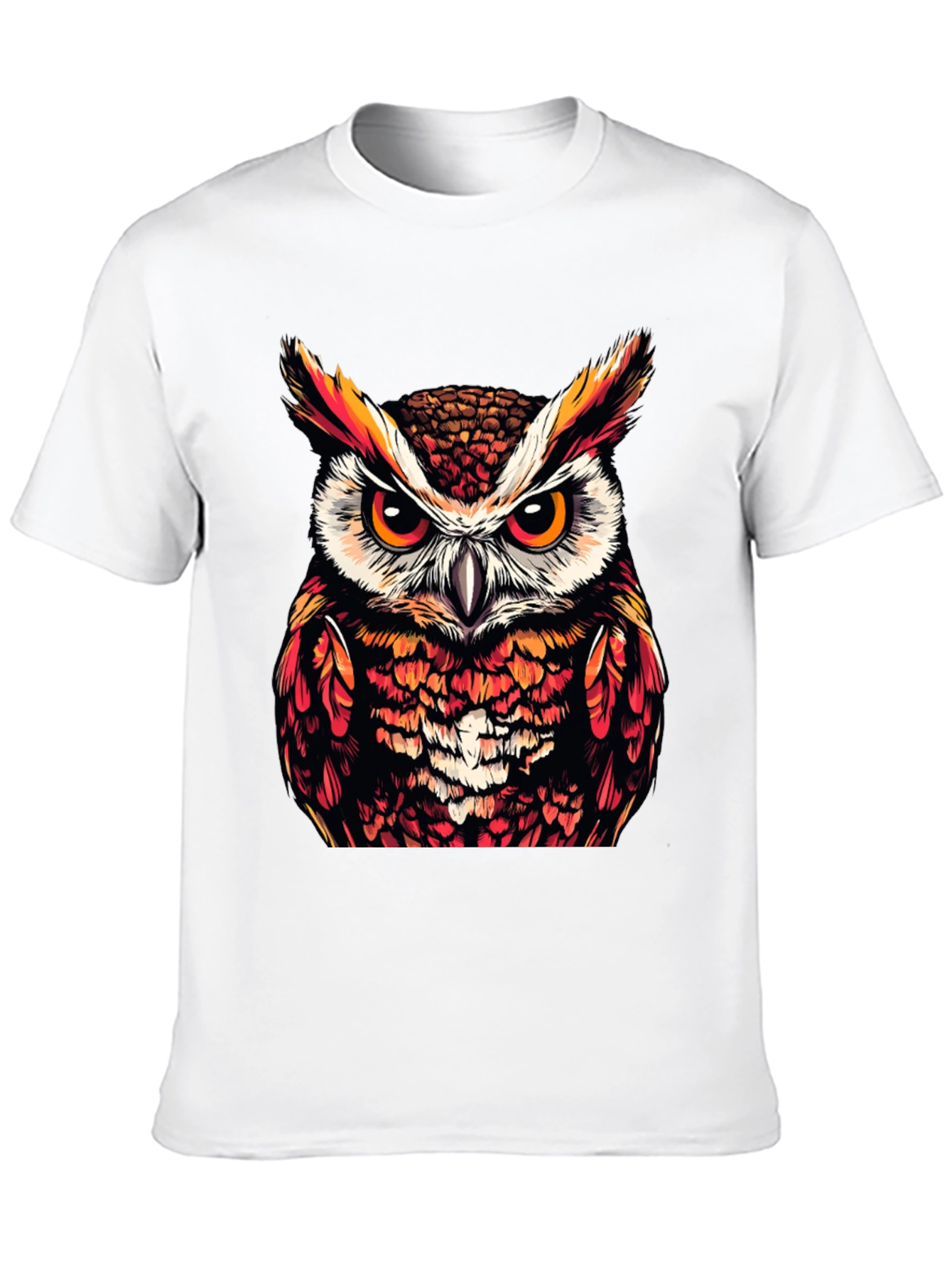 Owl Graphic Tee - Stylish Black T-Shirt