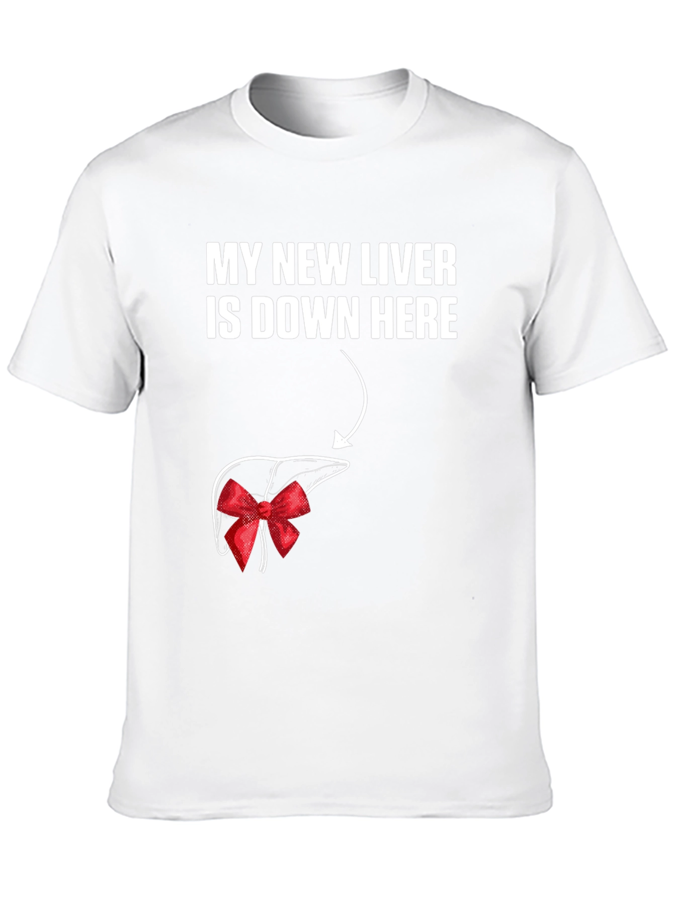 Funny Liver Transplant T-Shirt - My New Liver