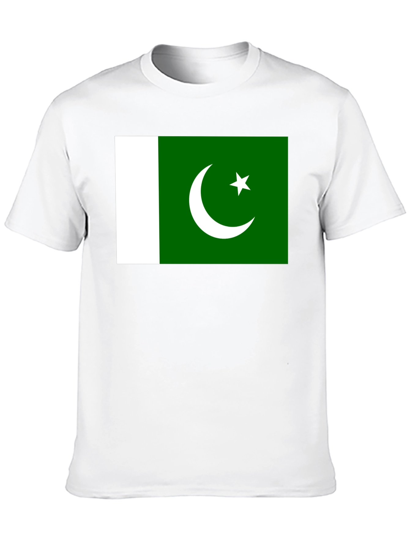 Pakistan Flag T-Shirt - Black Cotton Tee