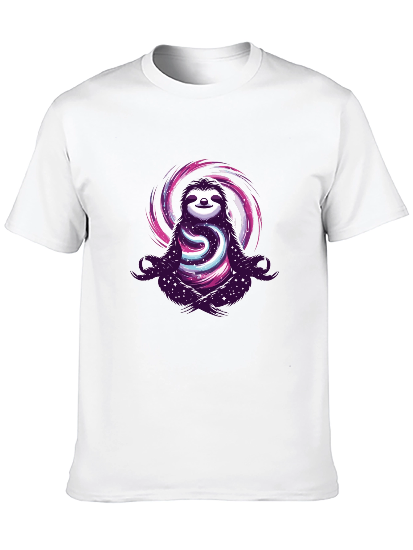 Cosmic Sloth T-Shirt - Galactic Zen Style