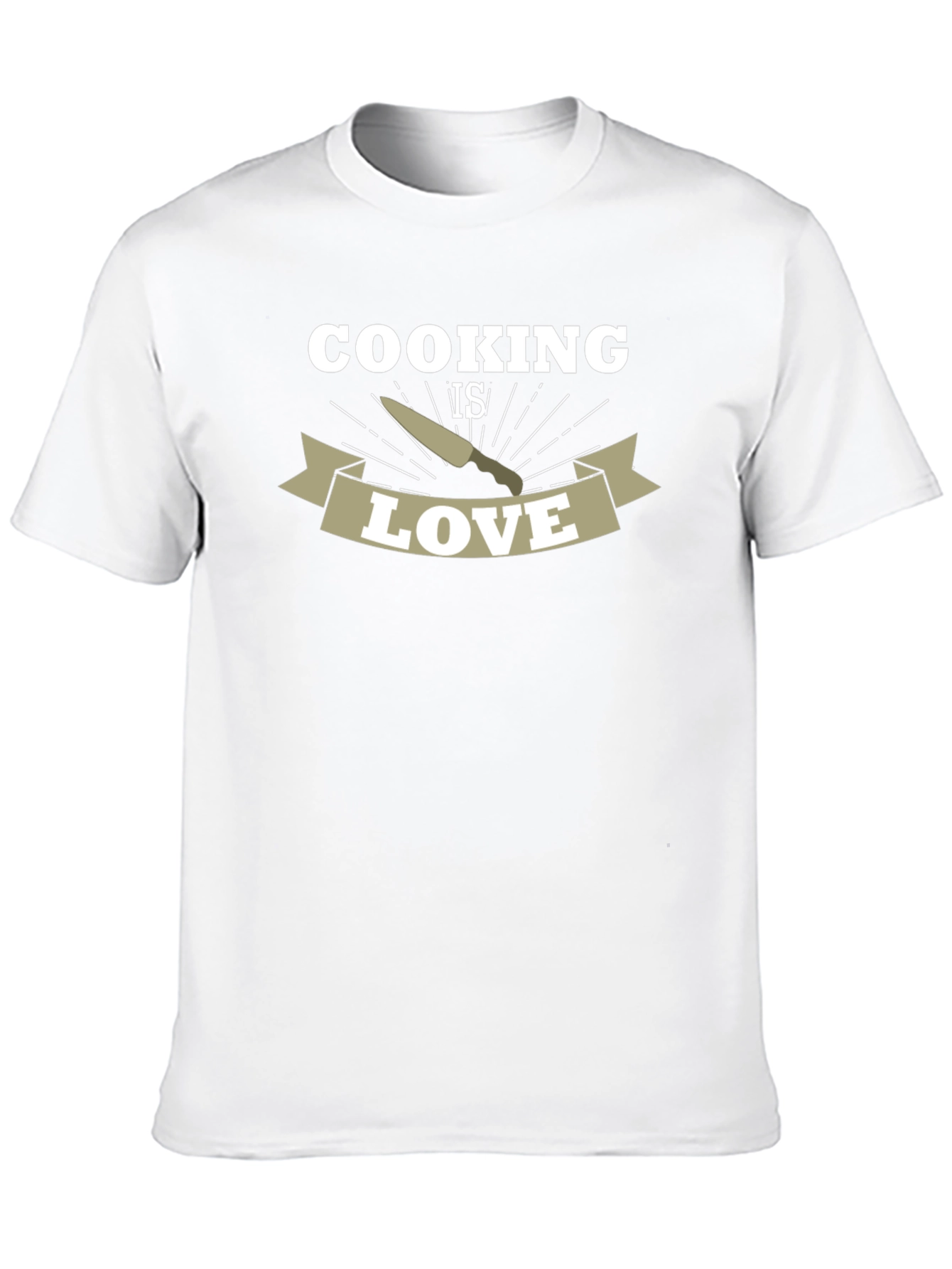 Cooking is Love Black T-Shirt