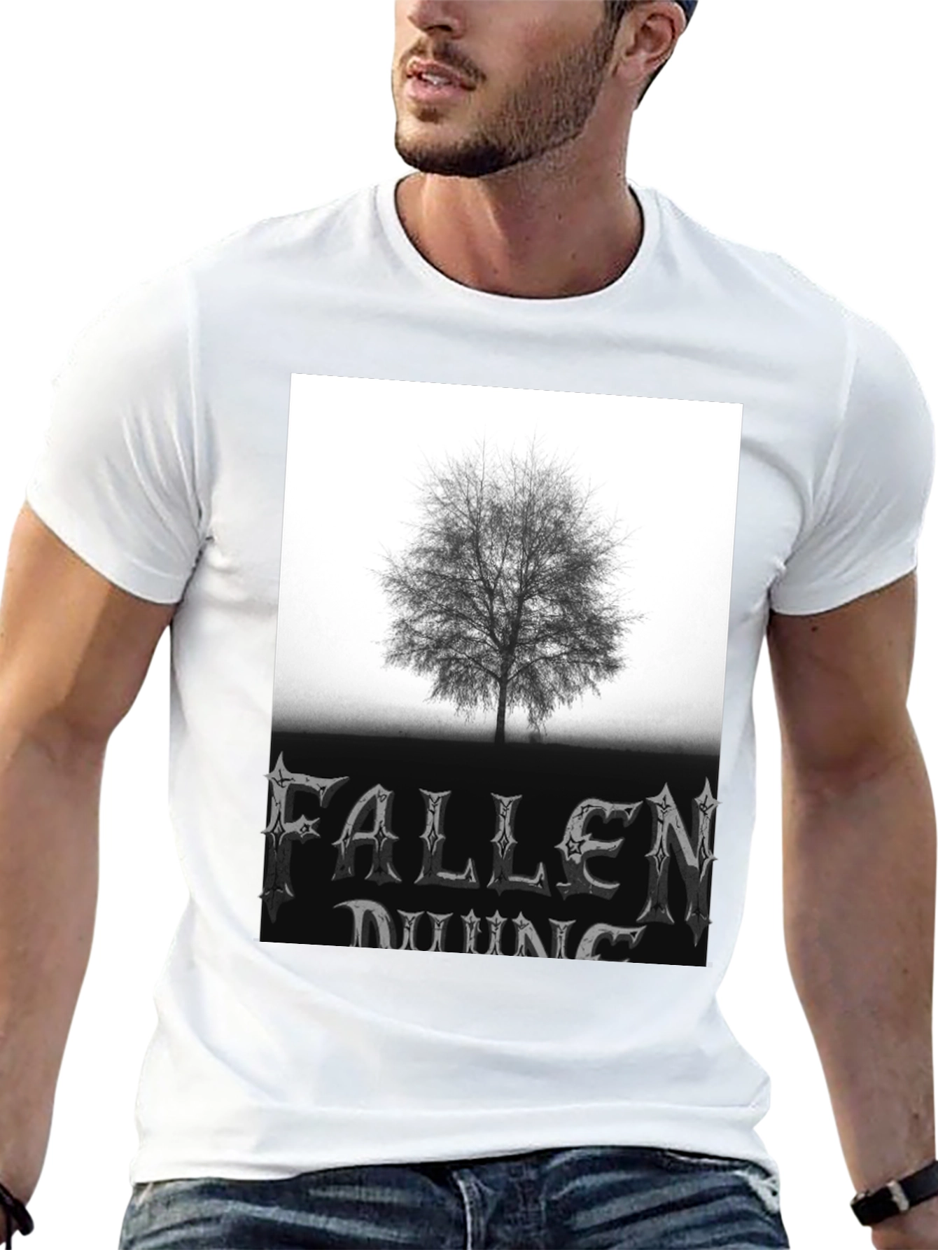 Fallen Nothing Tree Graphic T-Shirt