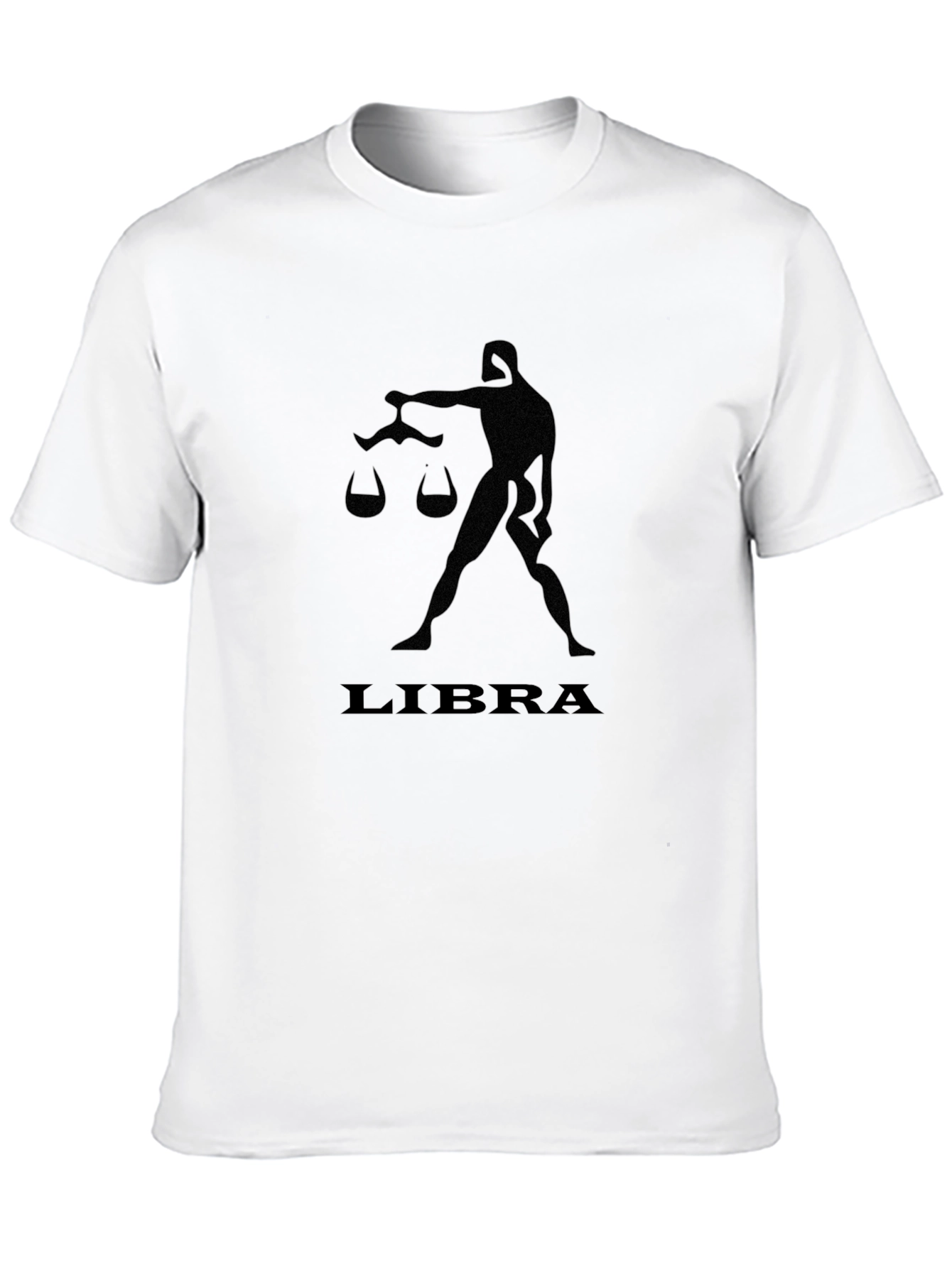 Libra Zodiac Black T-Shirt