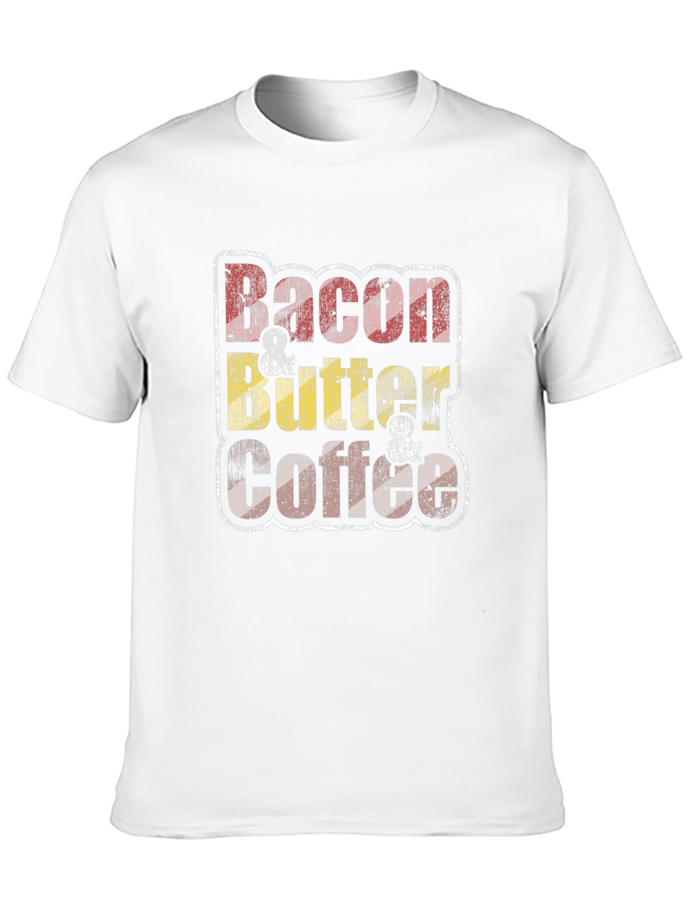 Bacon Butter Coffee Black Graphic Tee
