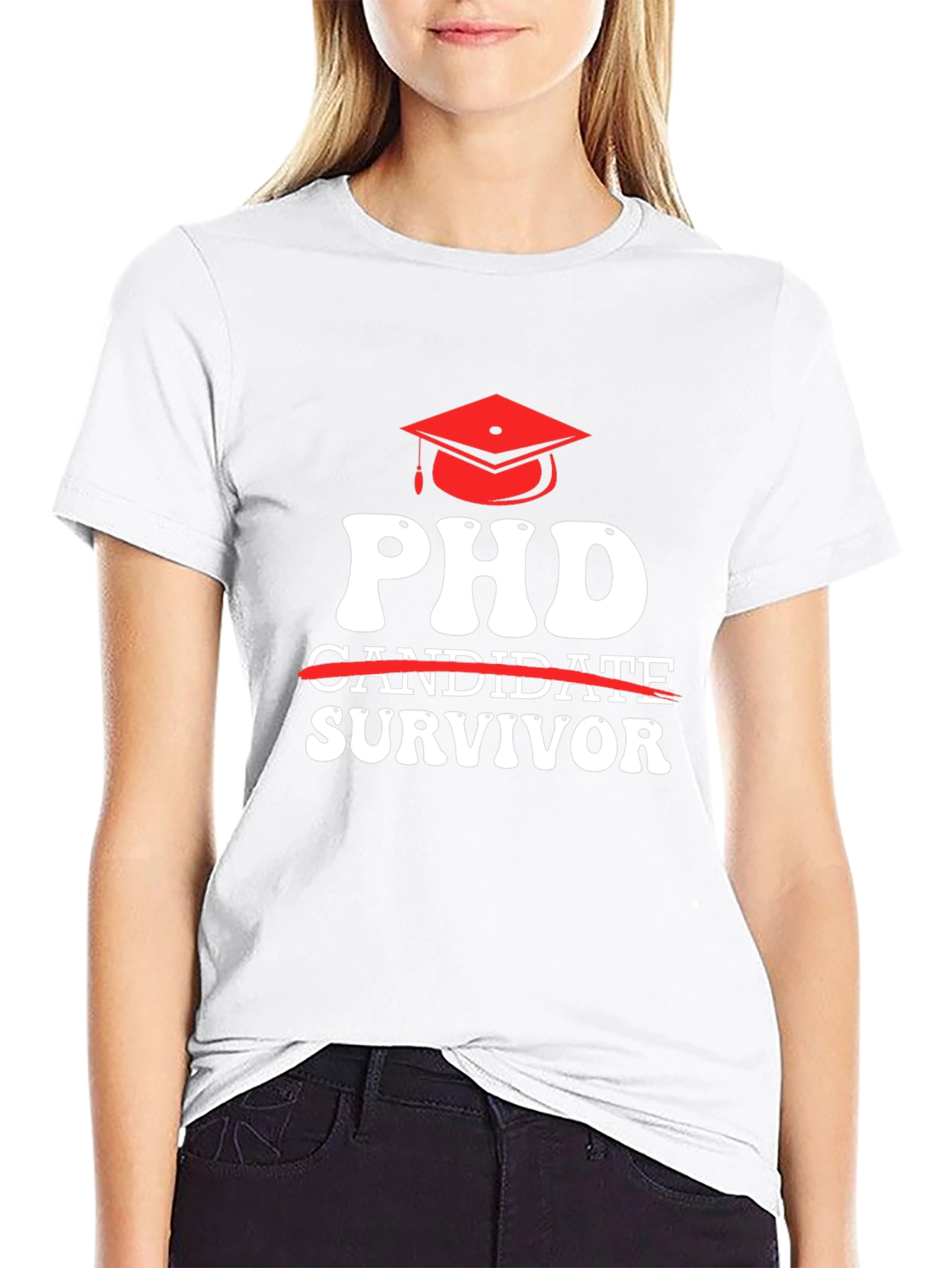 PhD Survivor Graphic T-Shirt