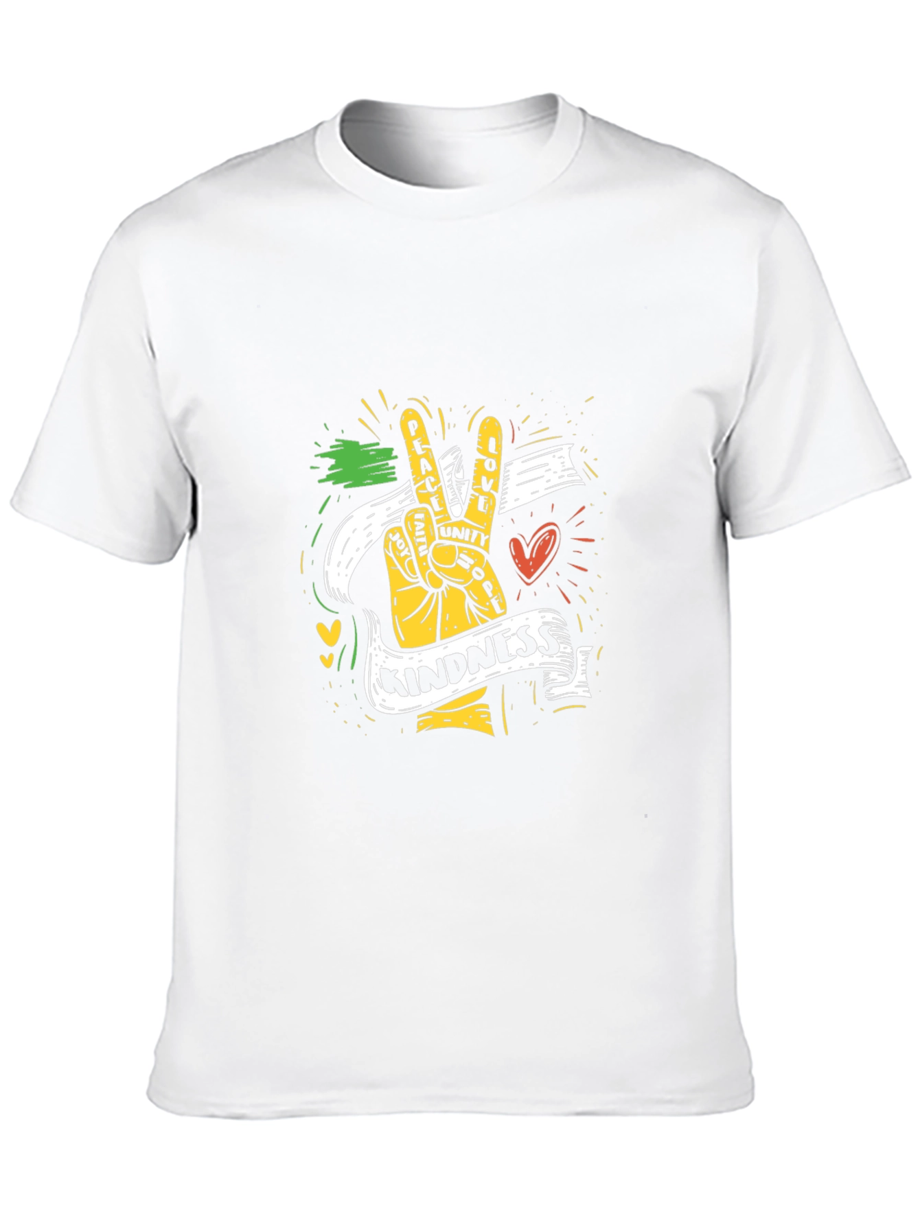 Peace Unity & Kindness Graphic T-Shirt