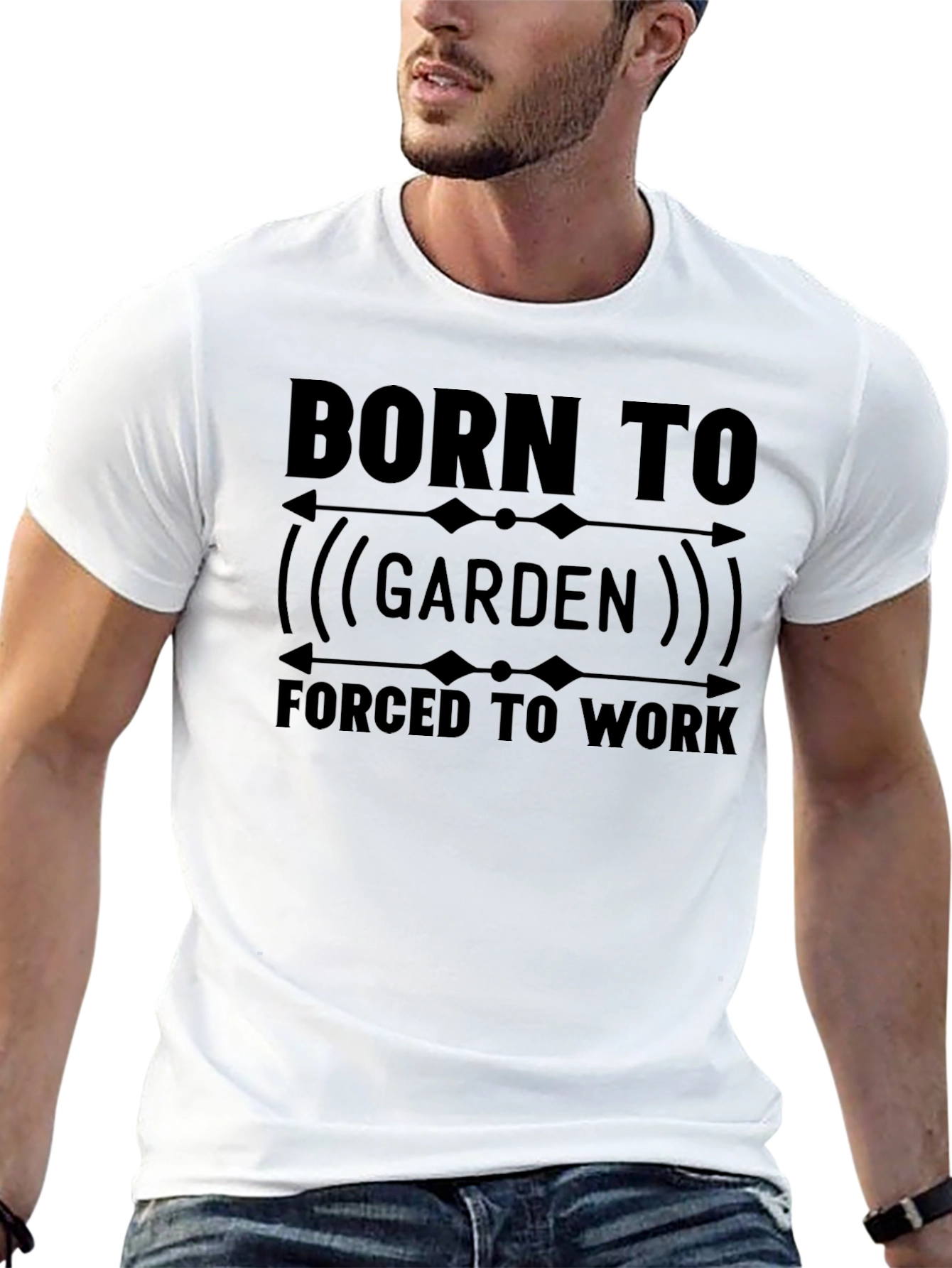 Born to Garden Mens Black T-Shirt