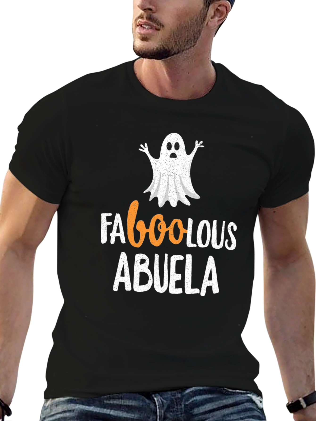 Faboolous Abuela Halloween T-Shirt Ghost Grandma