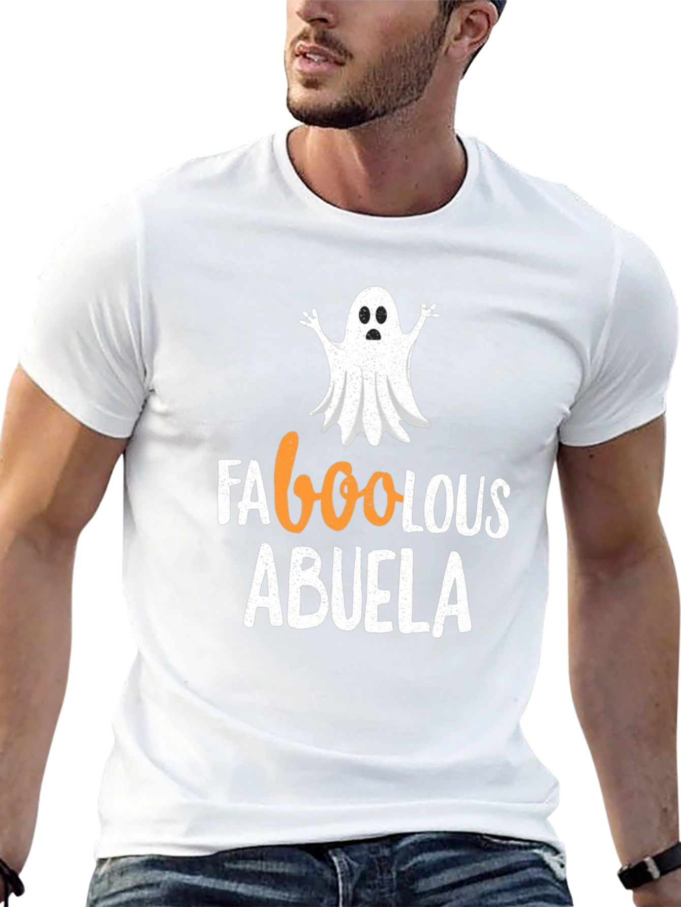 Faboolous Abuela Halloween T-Shirt Ghost Grandma