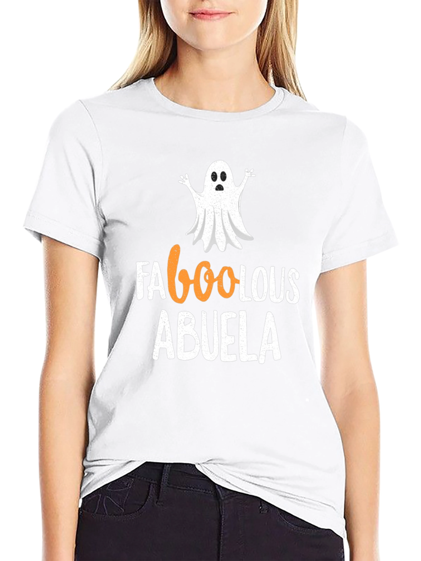 Faboolous Abuela Halloween T-Shirt Ghost Grandma