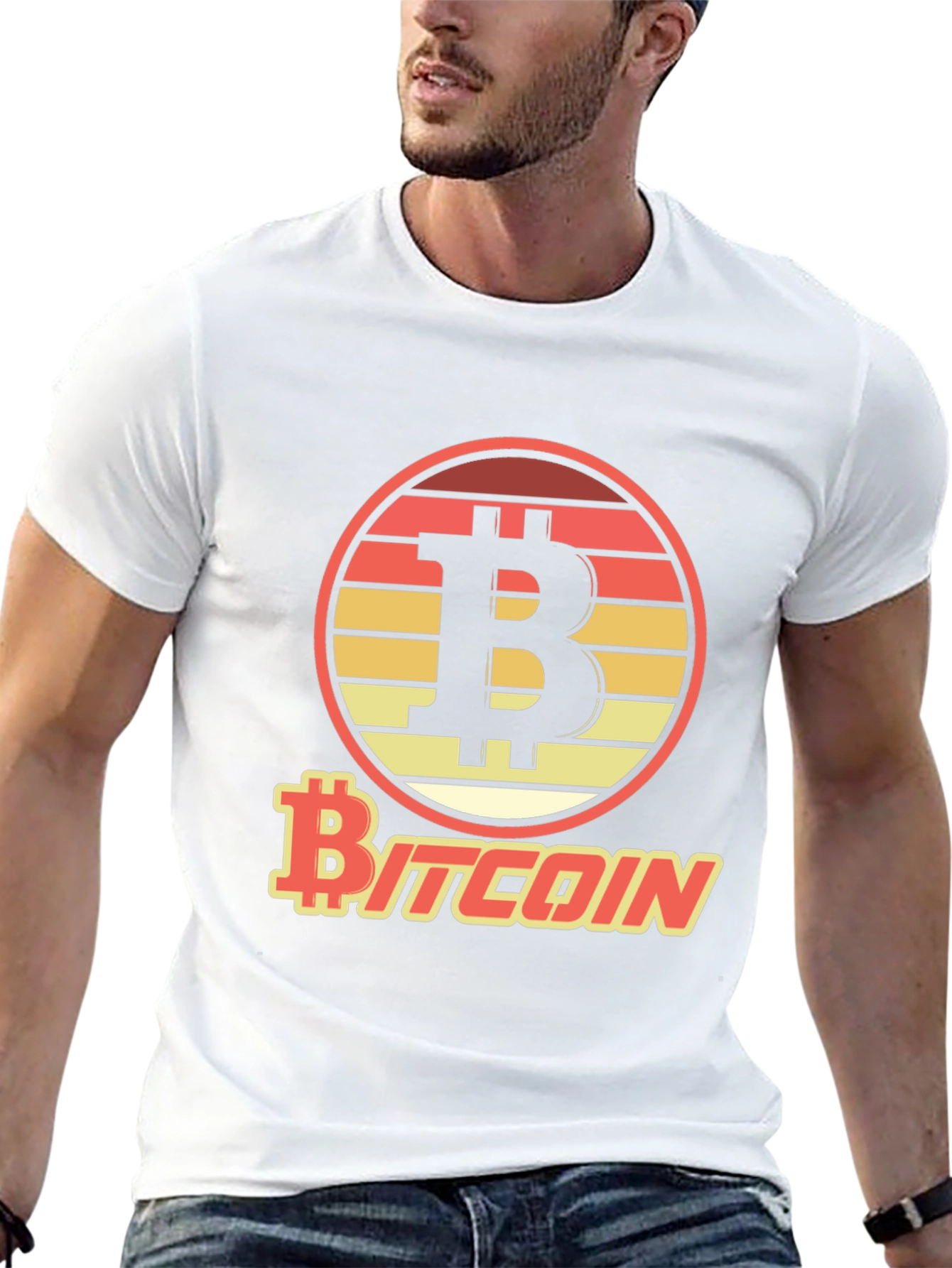 Bitcoin Sunset T-Shirt - Crypto Currency Tee