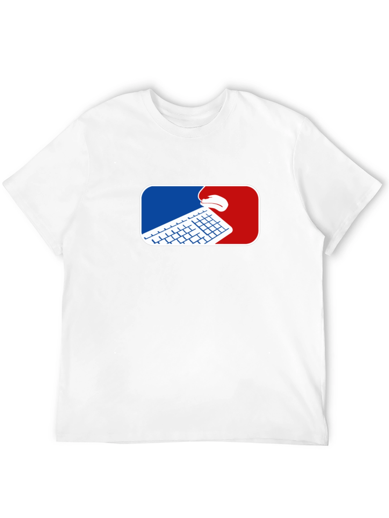 Gamer T-Shirt - Keyboard and Mouse Graphic Tee