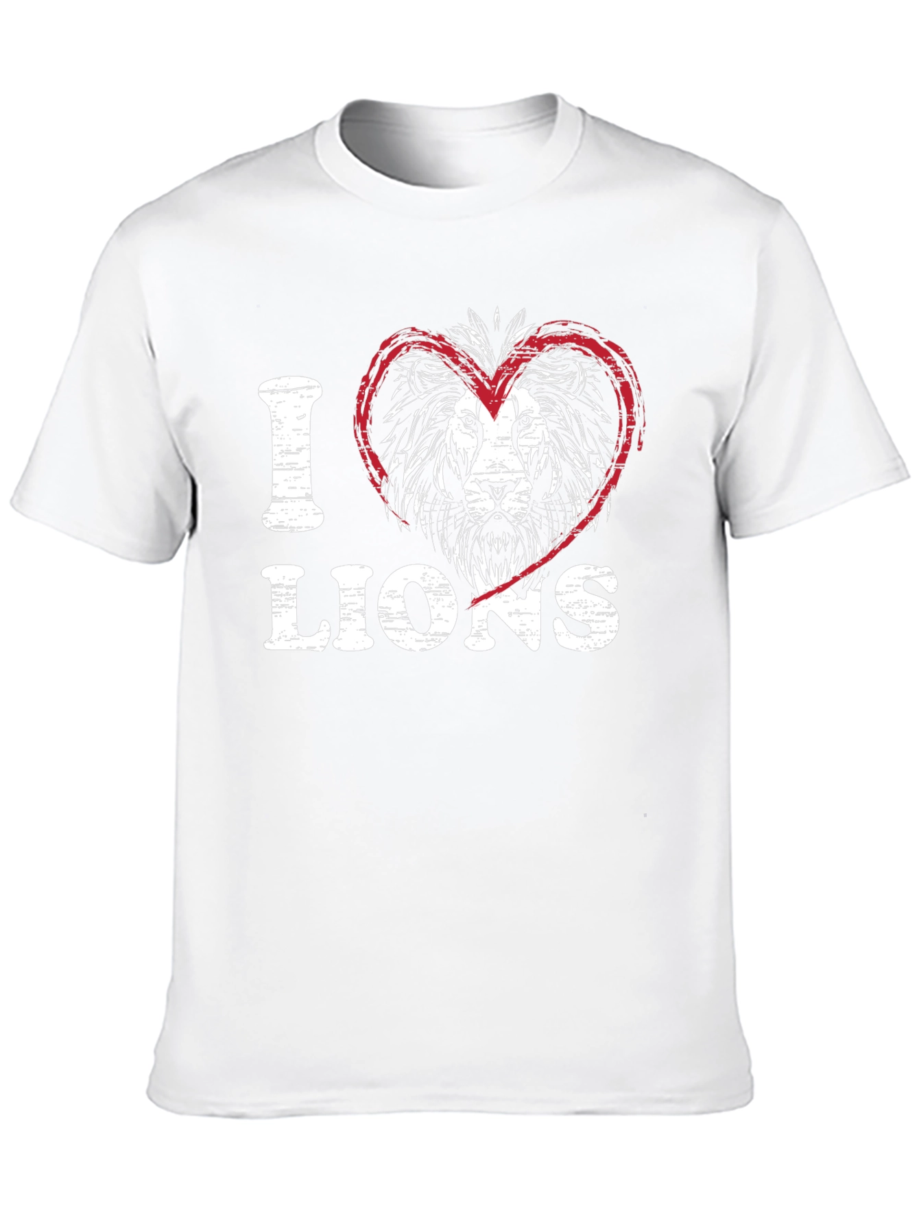 I Heart Lions Graphic Tee - Black