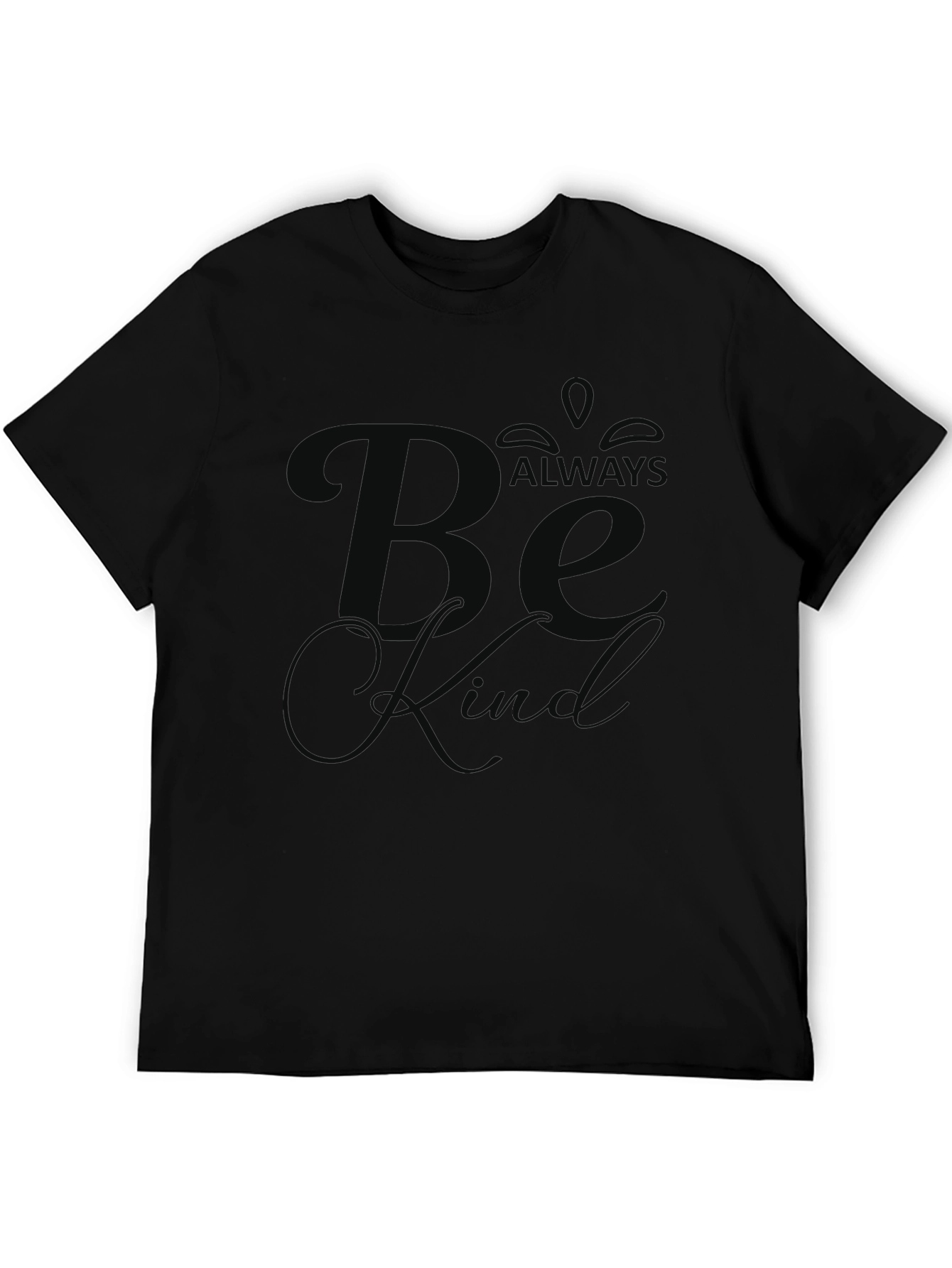 Always Be Kind Black Graphic Tee