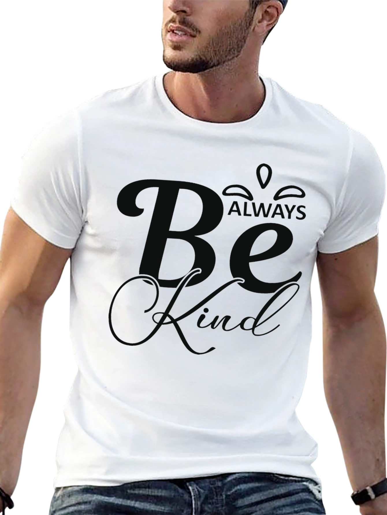 Always Be Kind Black Graphic Tee