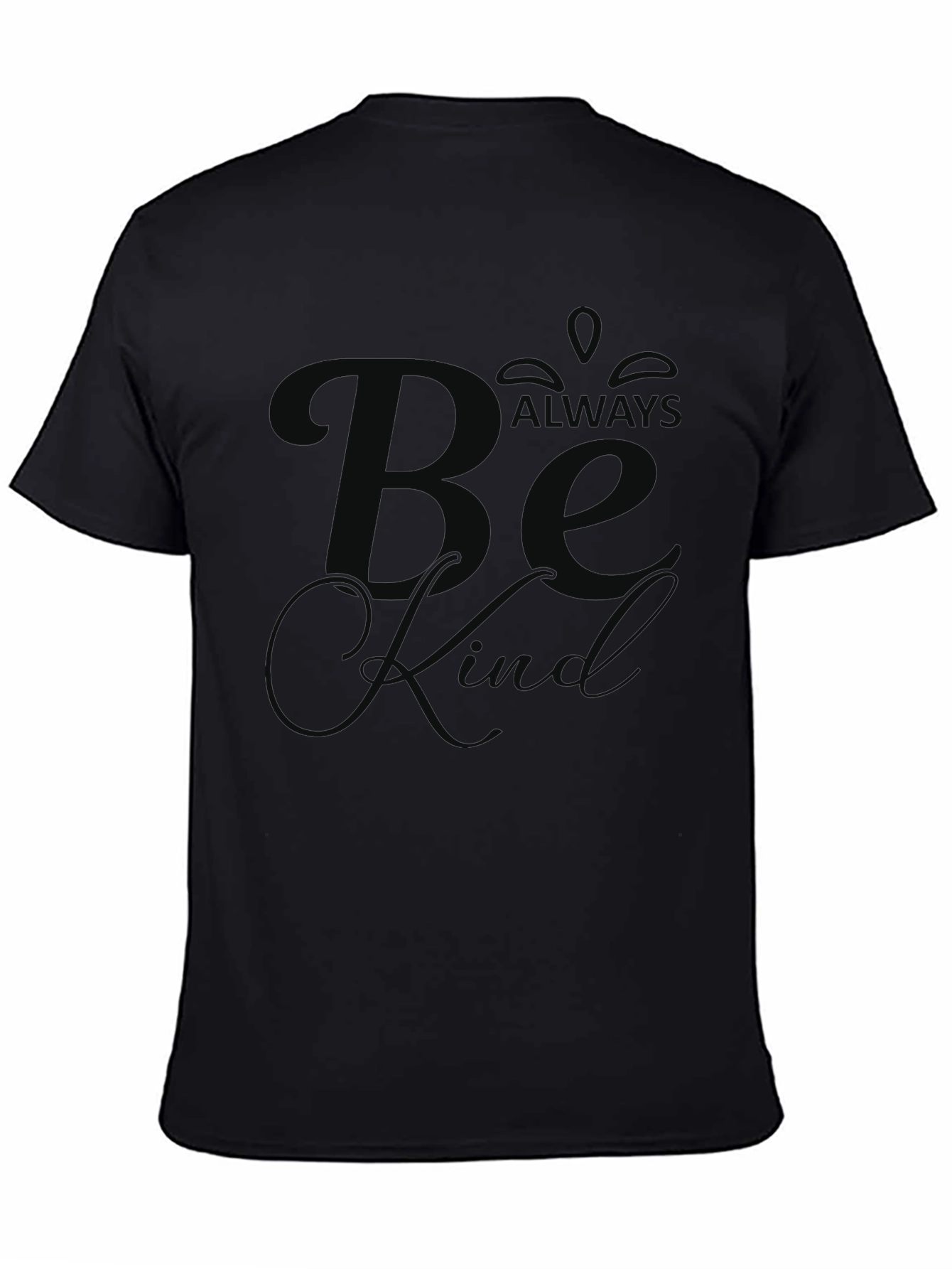 Always Be Kind Black Graphic Tee