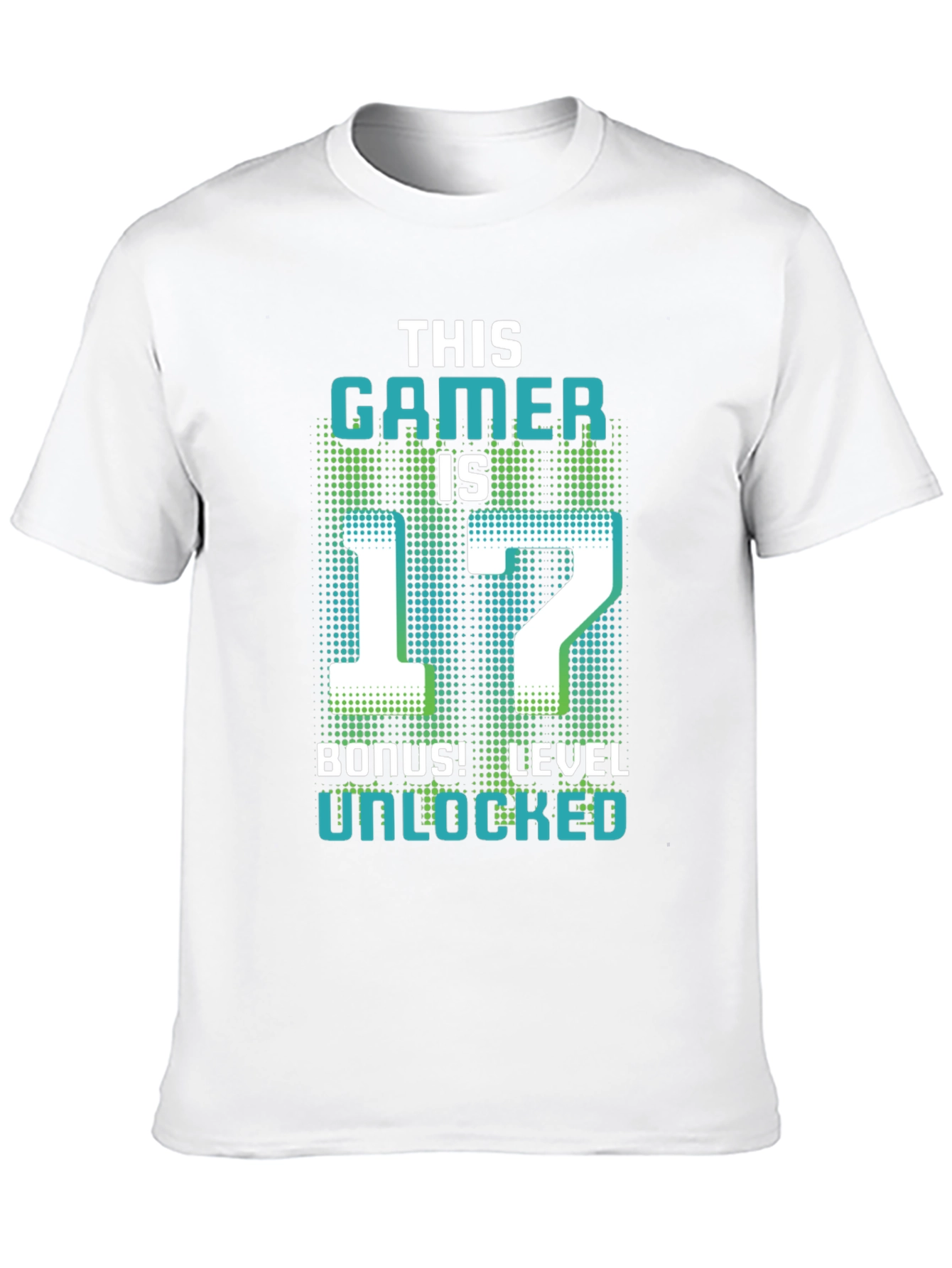 Level 17 Gamer T-Shirt - Birthday Bonus Unlocked