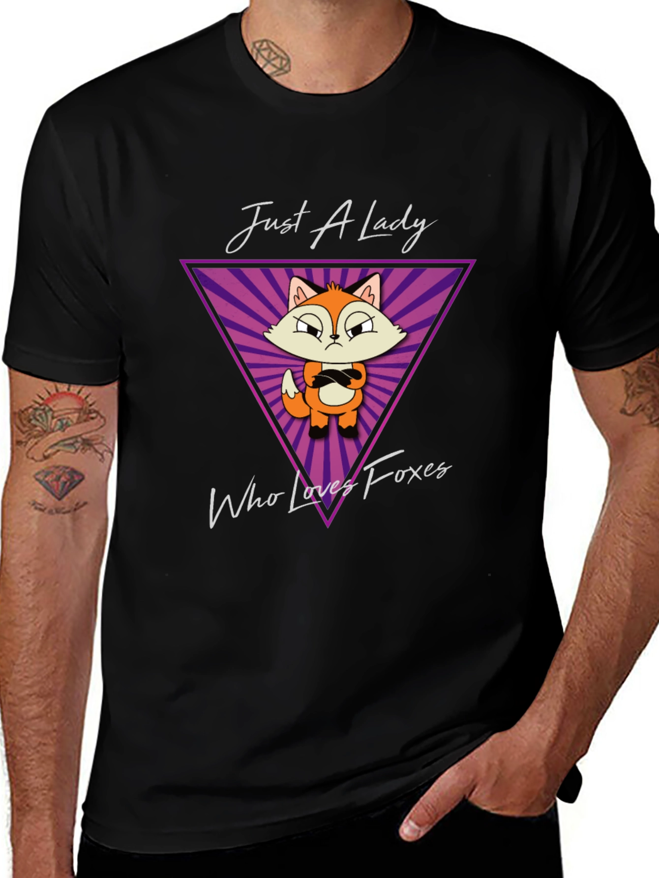 Just A Lady Who Loves Foxes T-Shirt