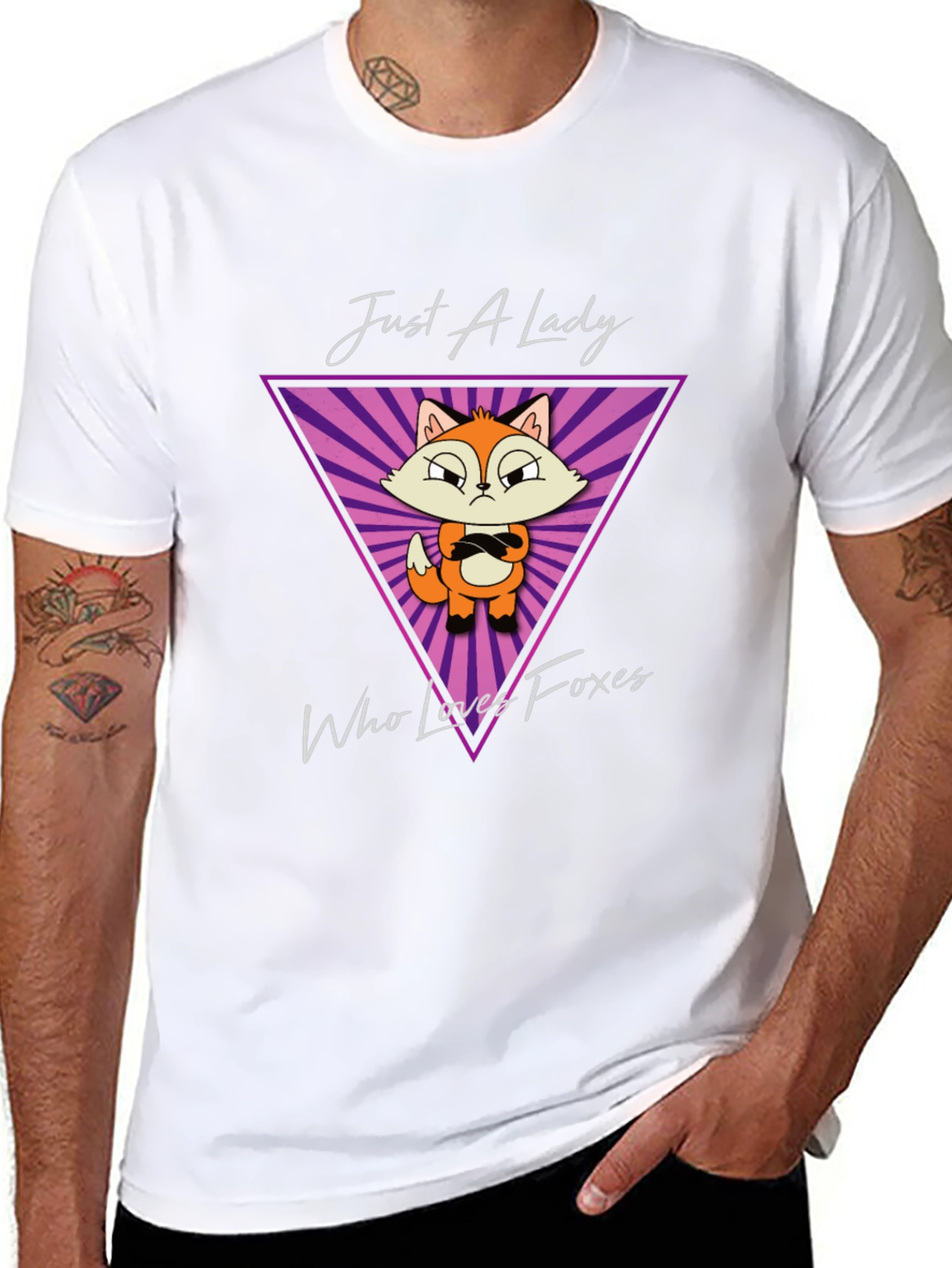 Just A Lady Who Loves Foxes T-Shirt