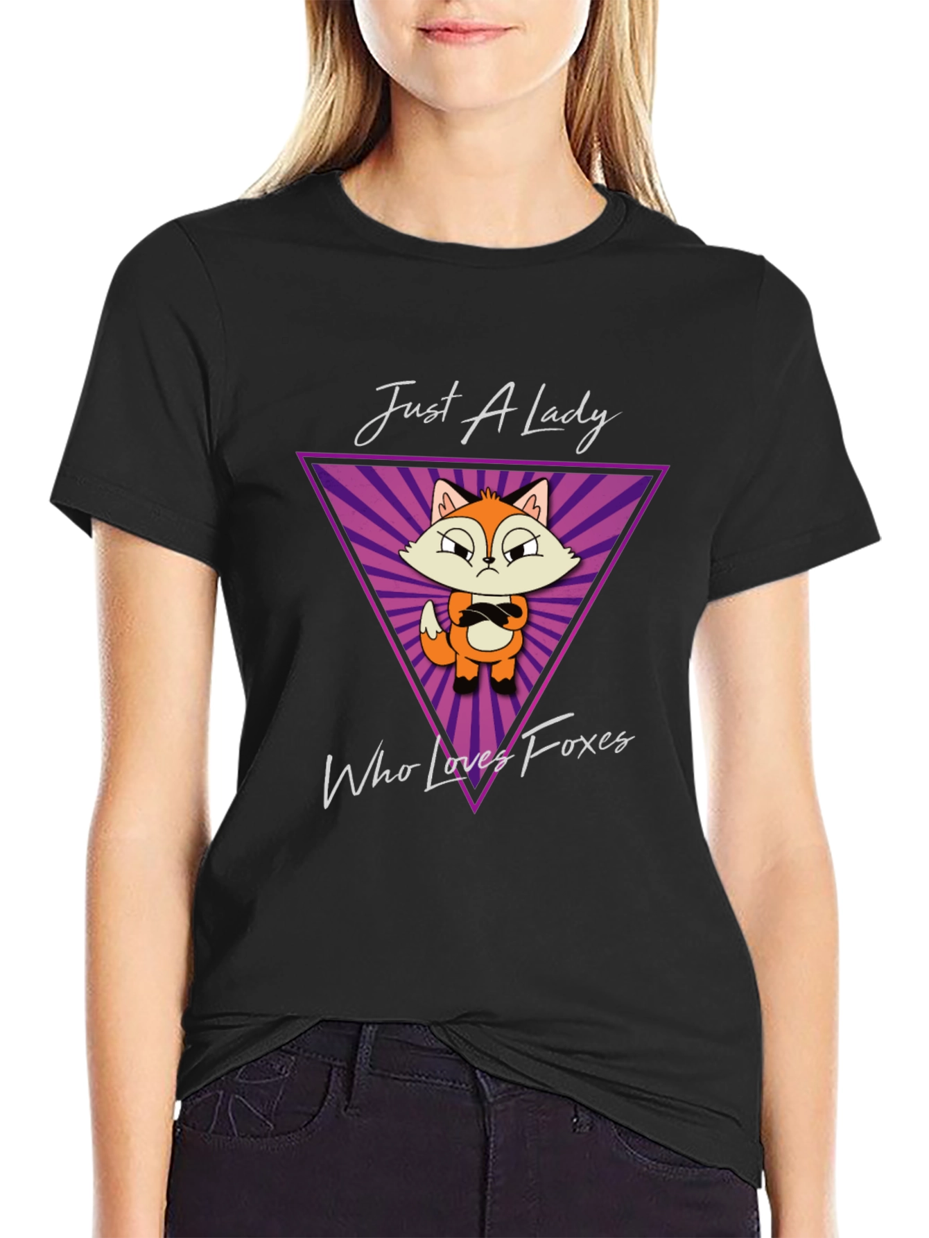 Just A Lady Who Loves Foxes T-Shirt
