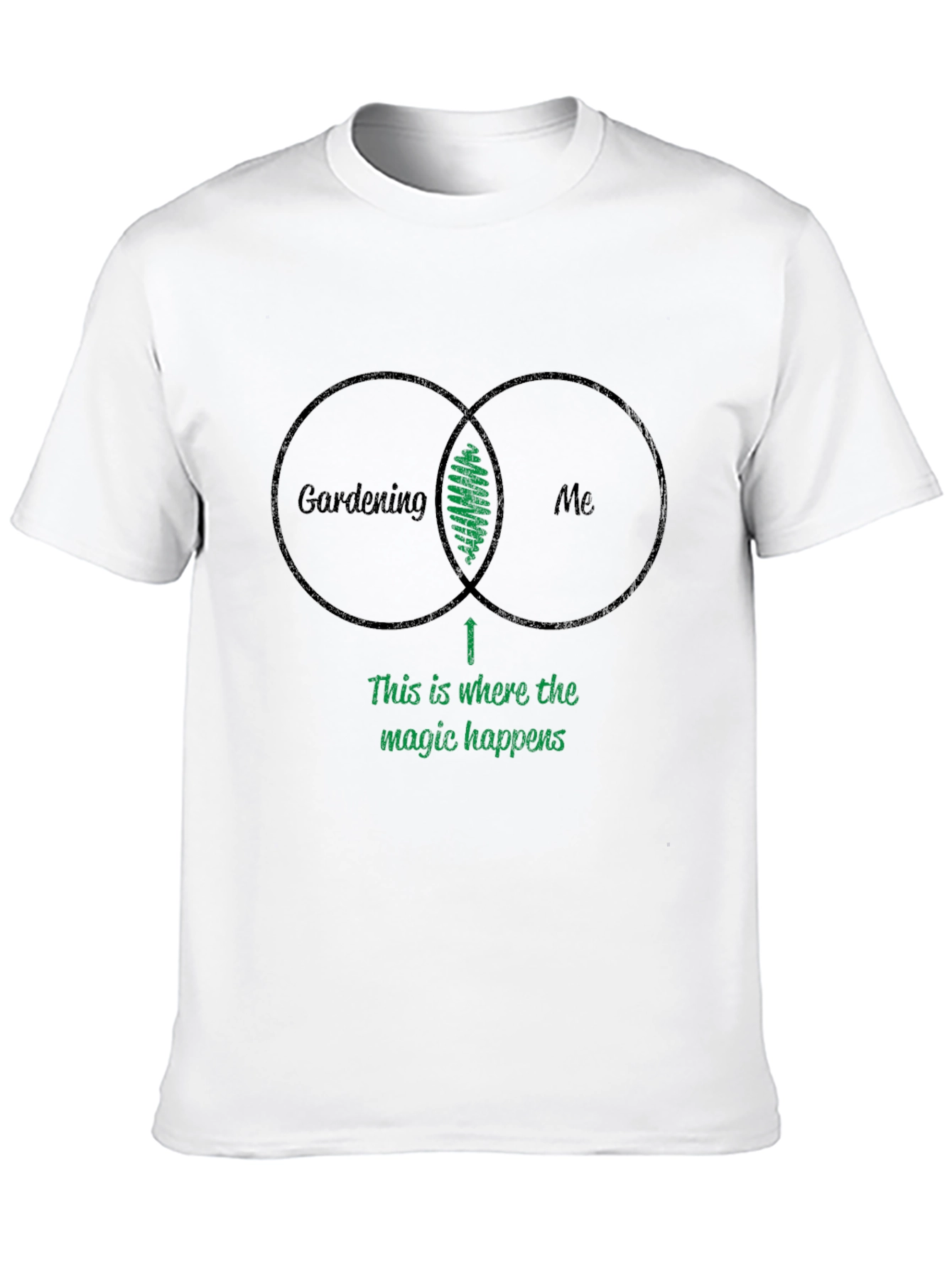 Gardening & Me Venn Diagram T-Shirt