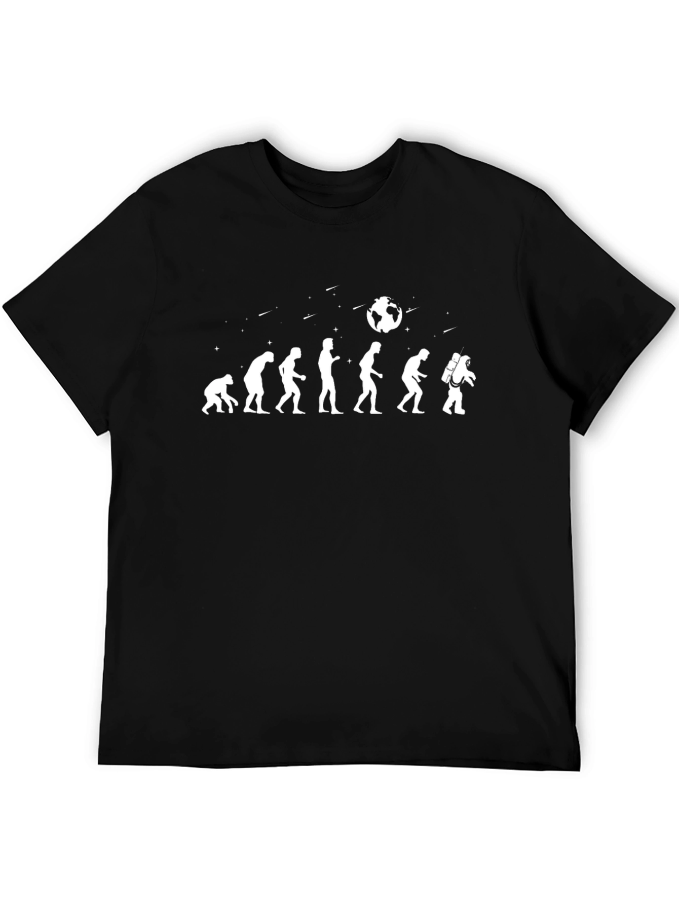 Evolution to Space T-Shirt - Black