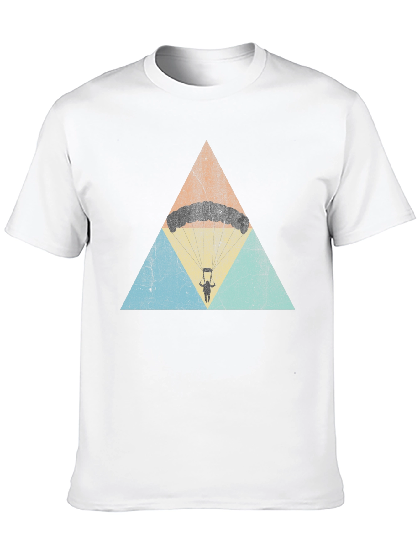 Skydiving Triangle Graphic Tee - Adventure Ready!