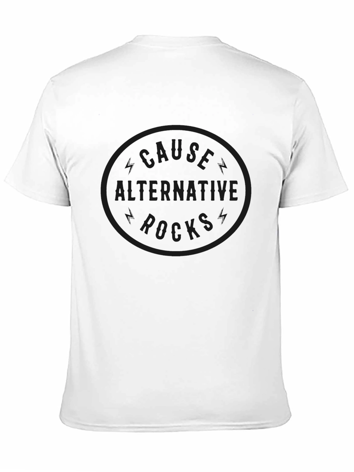 Cause Alternative Rocks Black T-Shirt - Stylish Graphic Tee