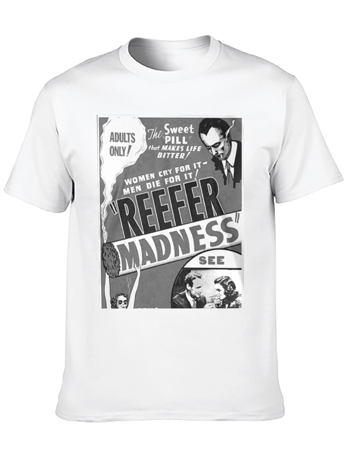 Reefer Madness Graphic Tee - Cult Classic Film T-Shirt