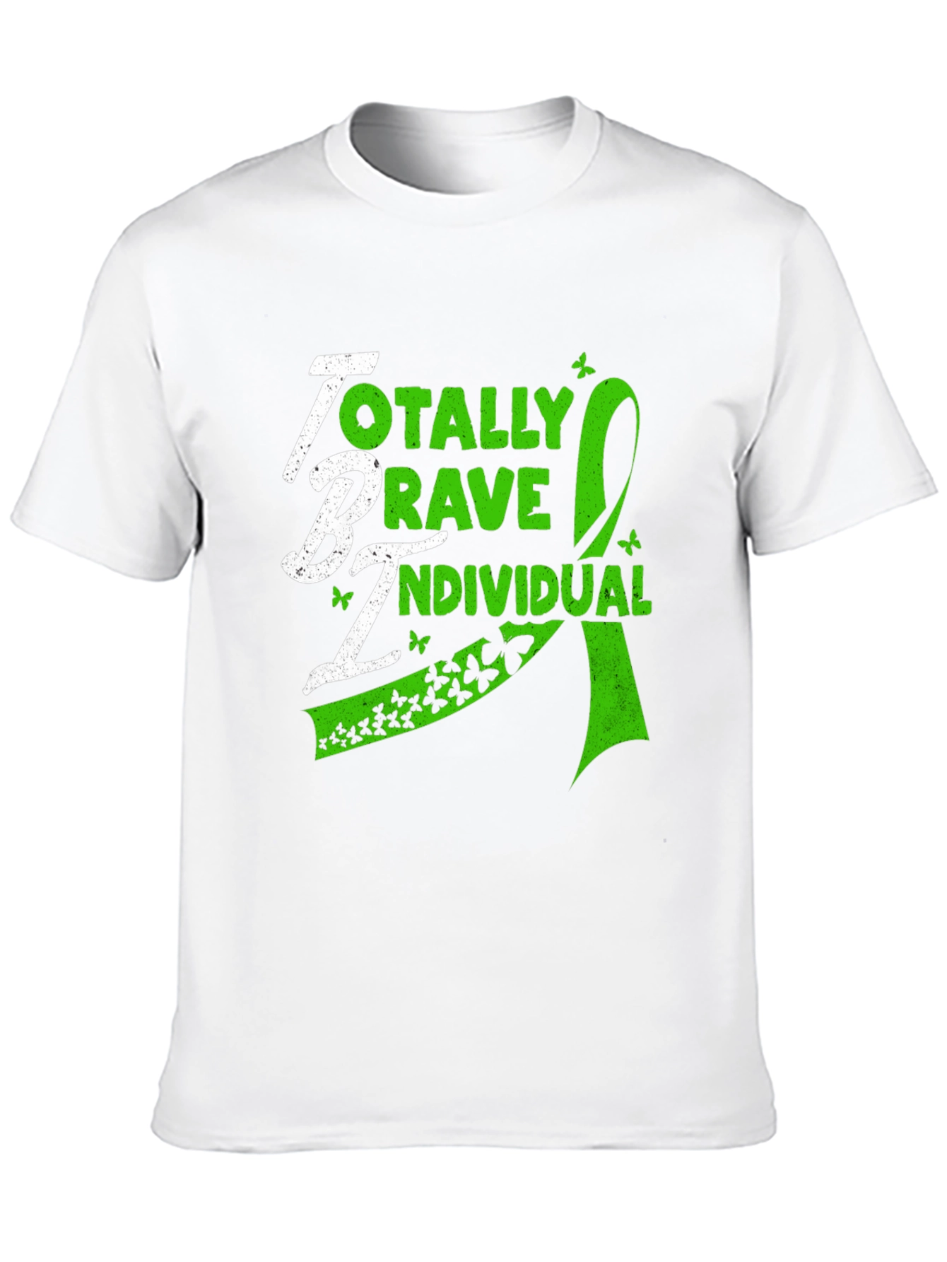 TBI Awareness Tee - Totally Brave Individual Green Ribbon