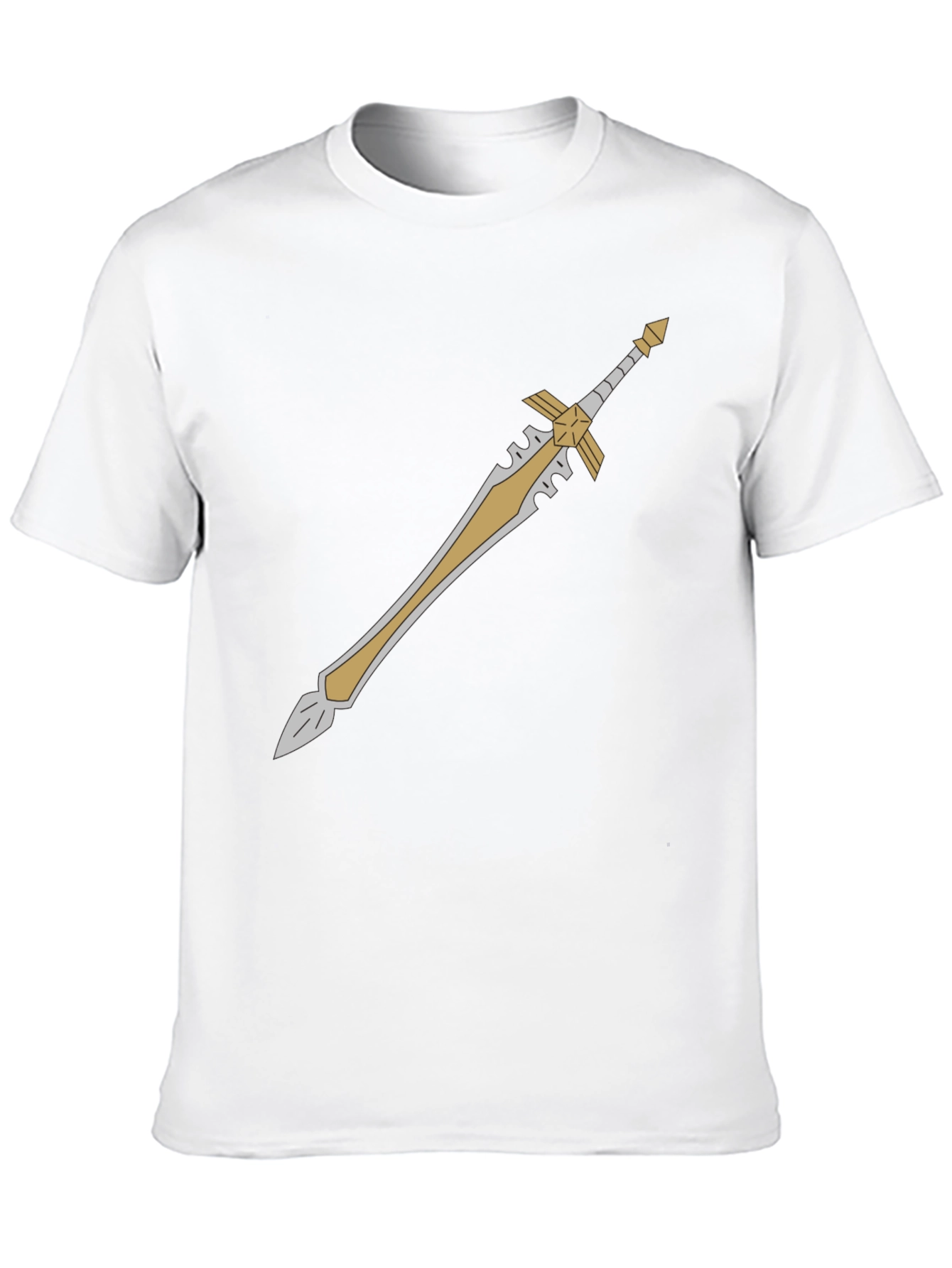 Sword Graphic Tee - Black Cotton Blend