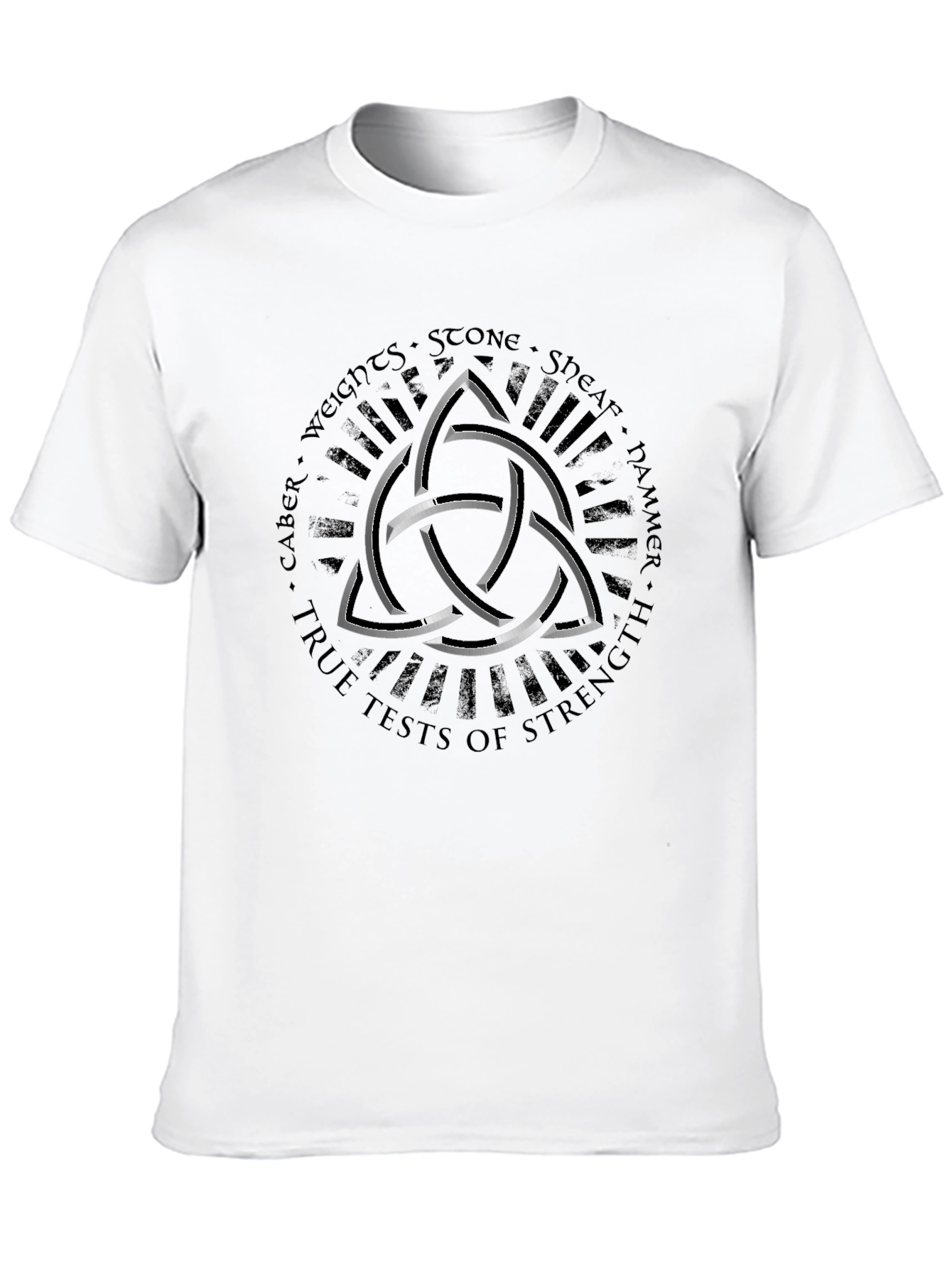 True Tests of Strength Celtic Knot Black T-Shirt