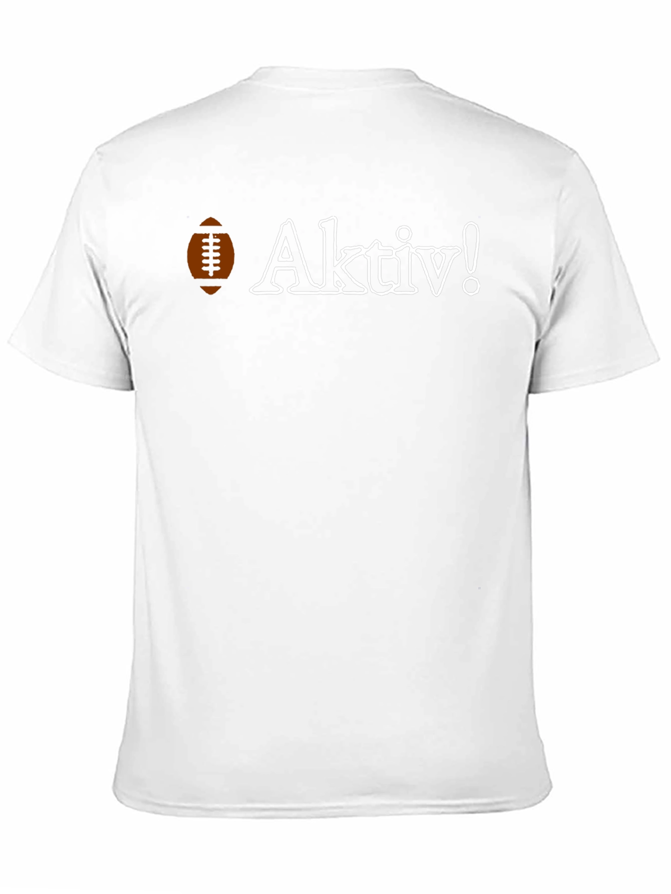 Aktiv! Football Style Graphic Tee - Stylish Casual Wear