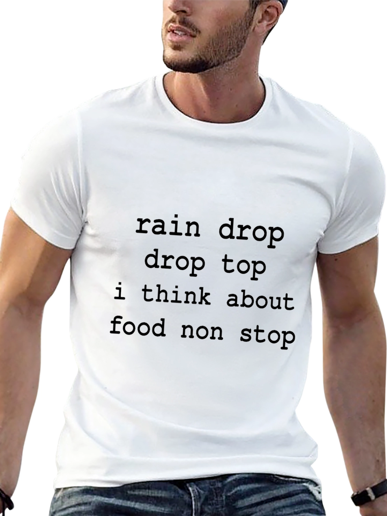 Rain Drop Foodie T-Shirt - Funny Food Lover Tee