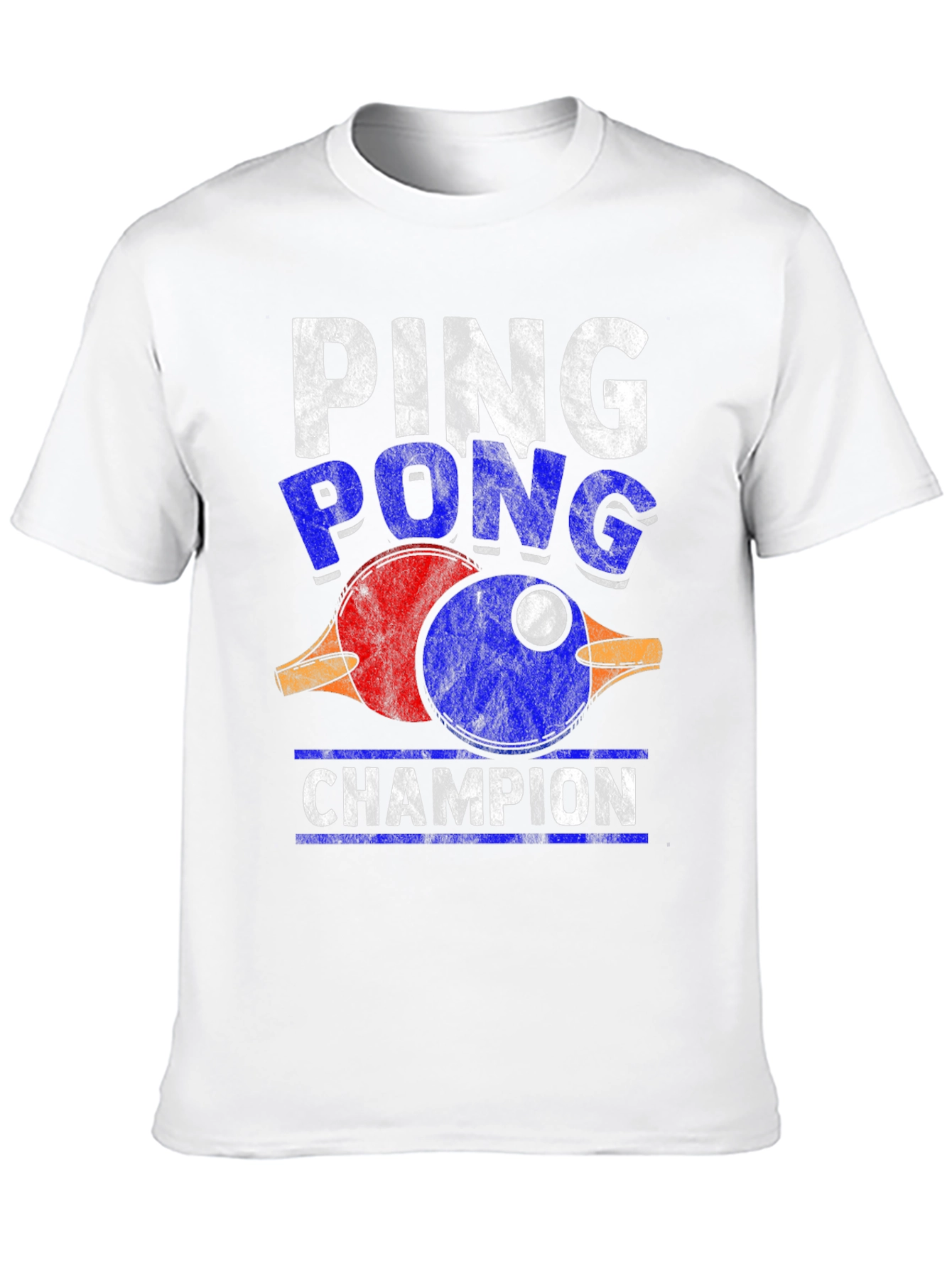 Ping Pong Champion T-Shirt - Novelty Graphic Tee
