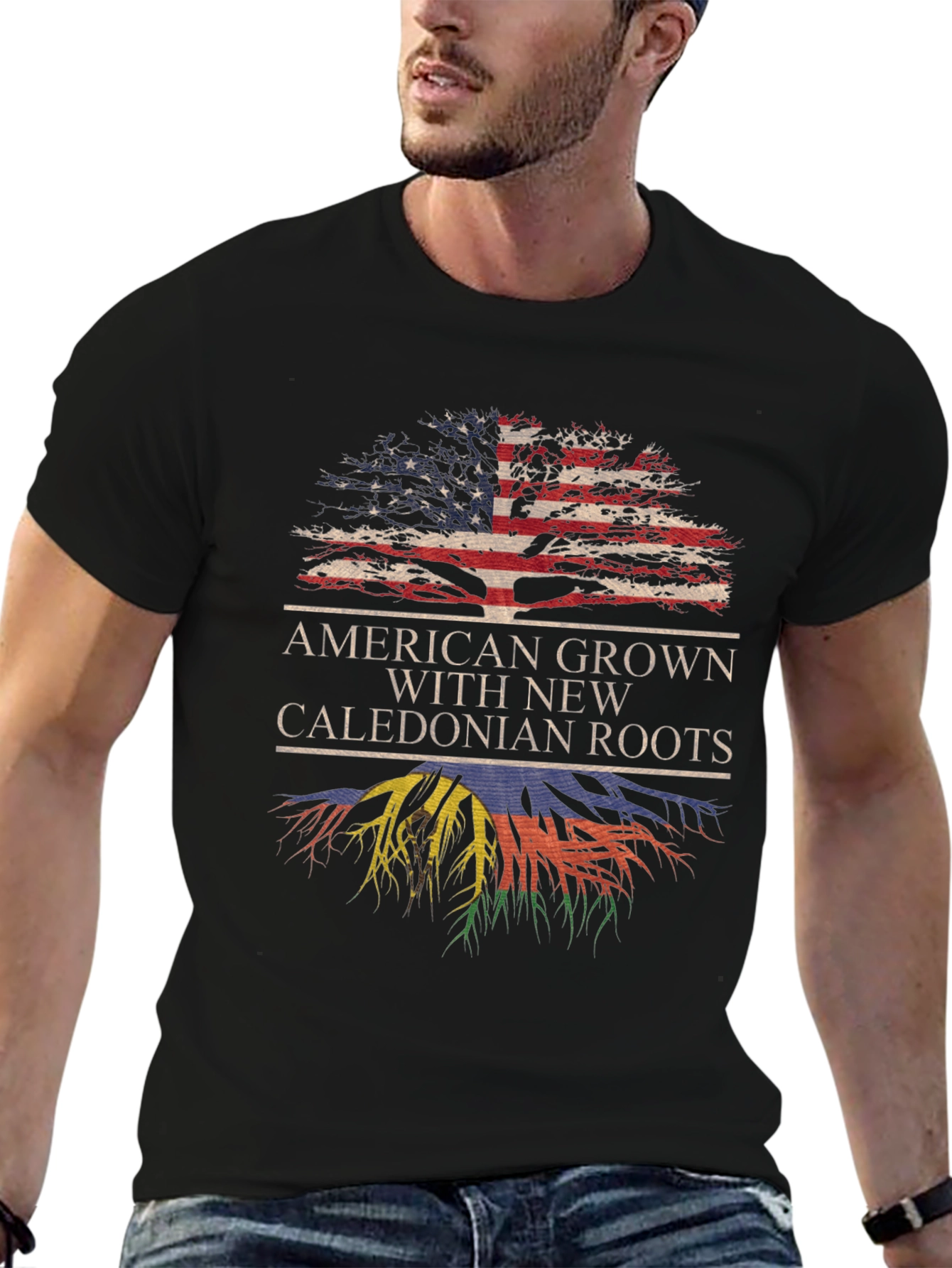 American Grown New Caledonian Roots T-Shirt