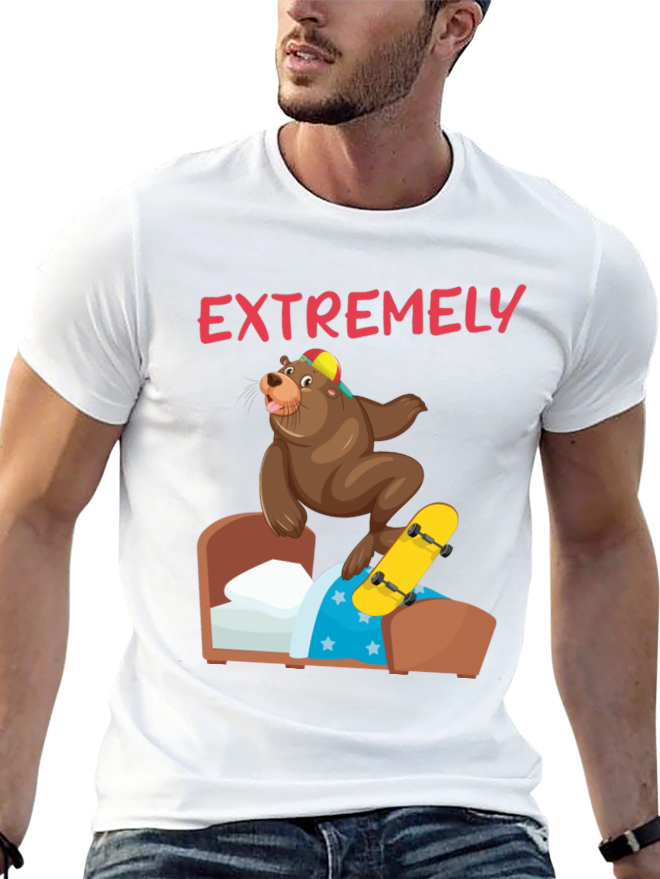 Bear Skateboard T-Shirt