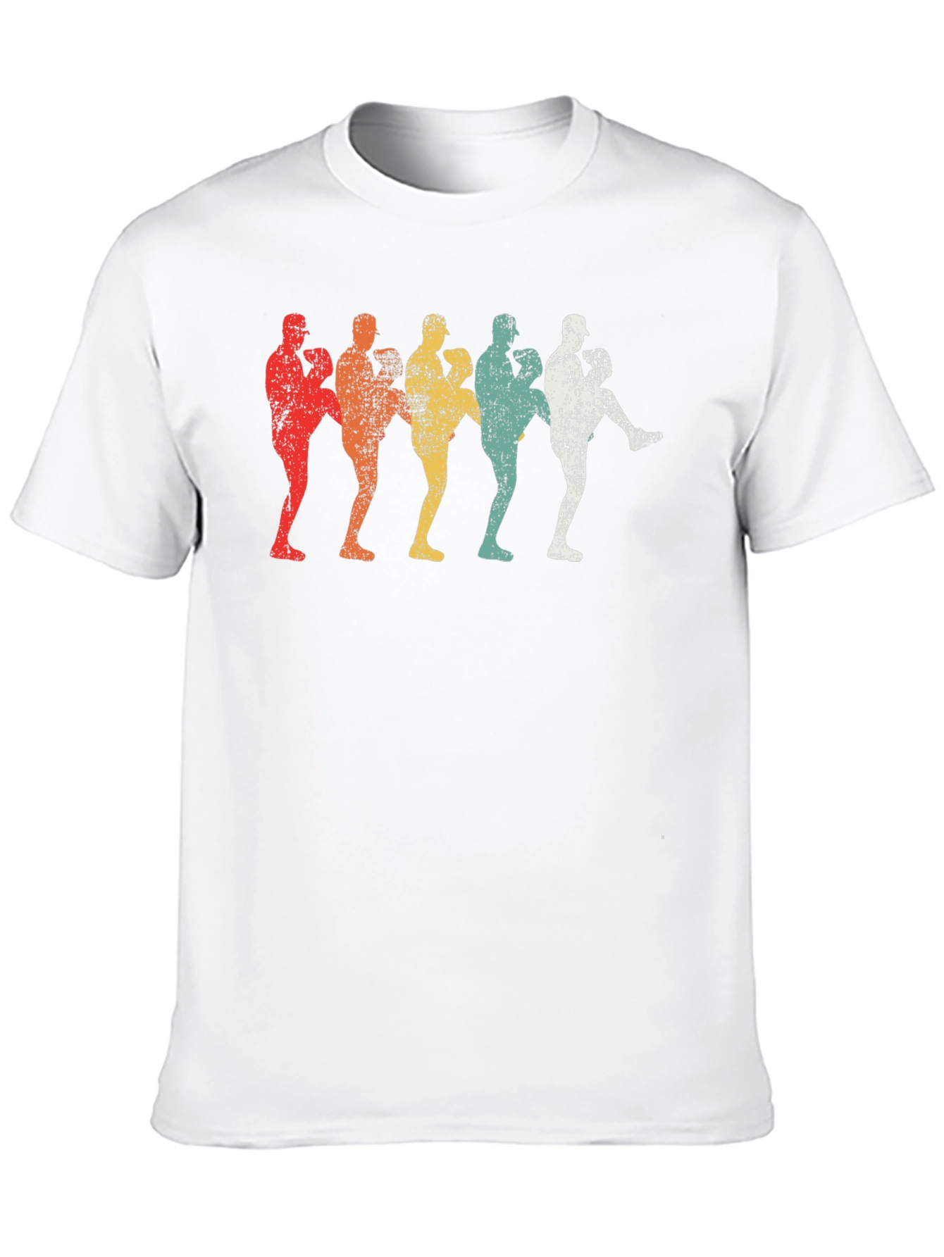 Retro Baseball Pitcher T-Shirt