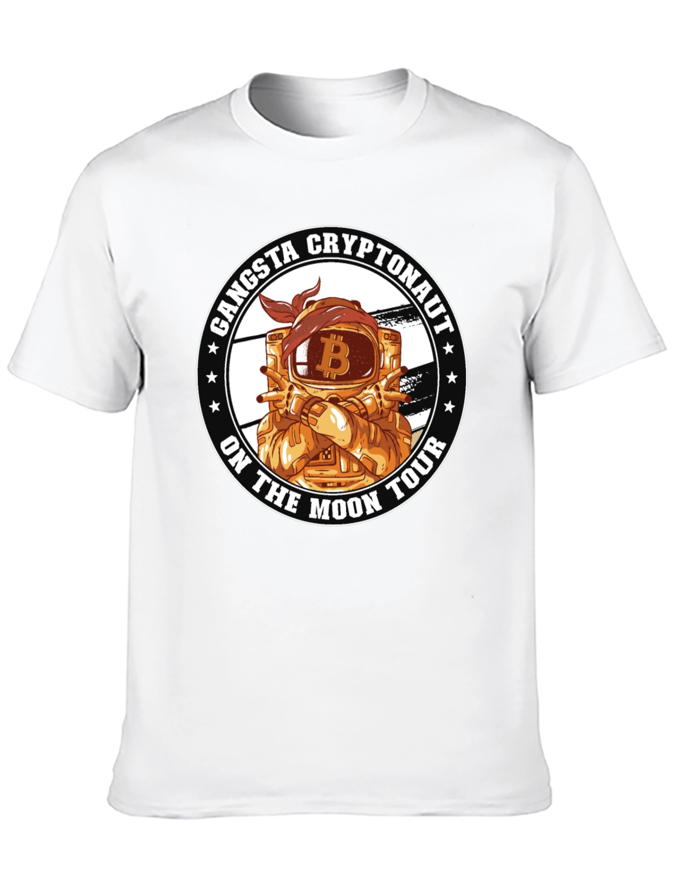 Gangsta Cryptonaut Moon Tour Black T-Shirt
