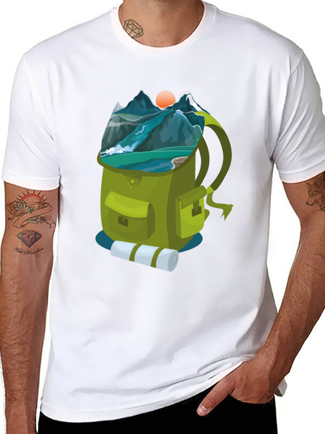 Adventure Backpack Graphic Tee