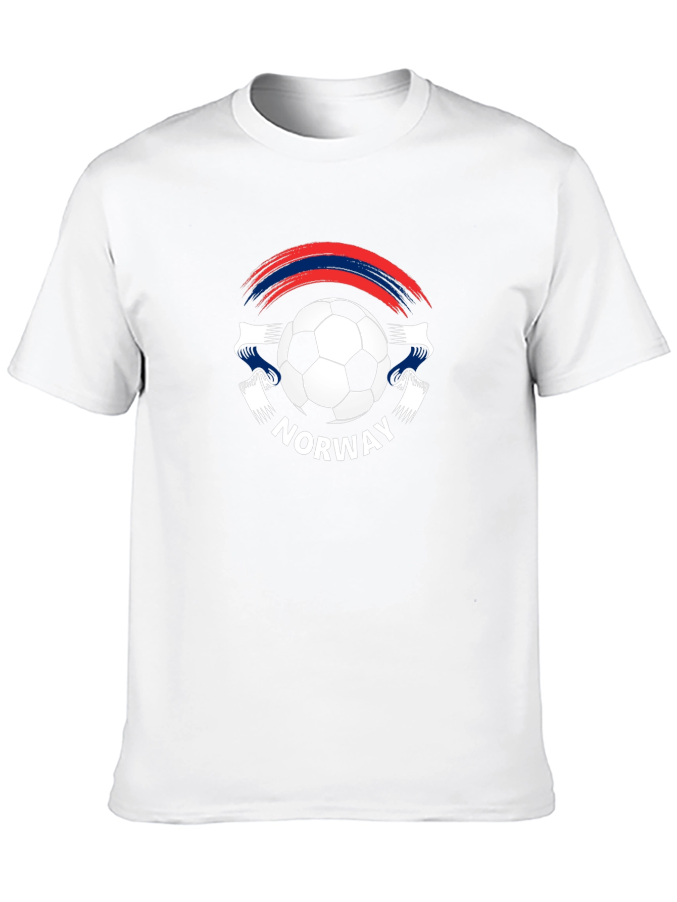 Norway Soccer T-Shirt - Black Football Tee
