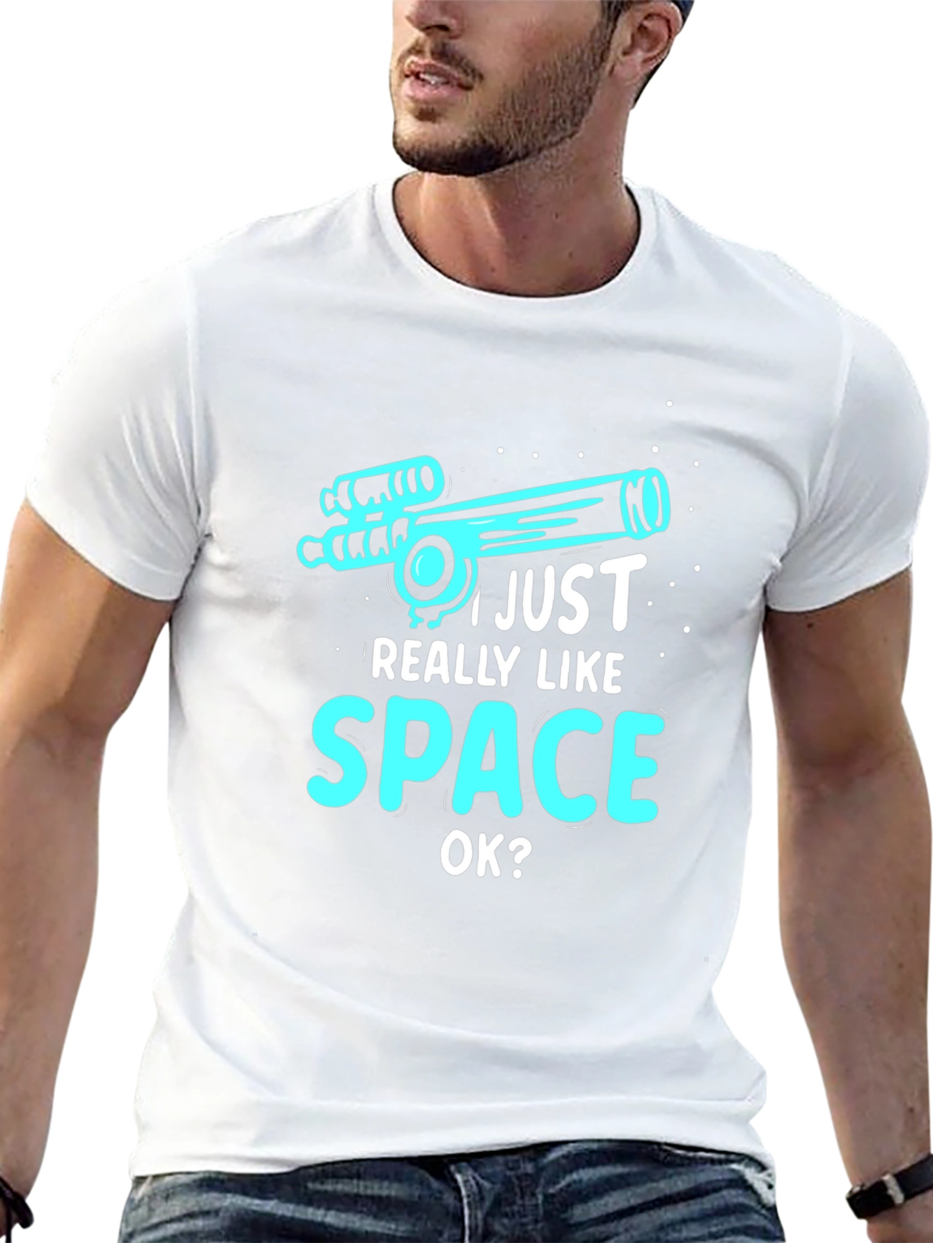 I Just Really Like Space OK? Graphic T-Shirt