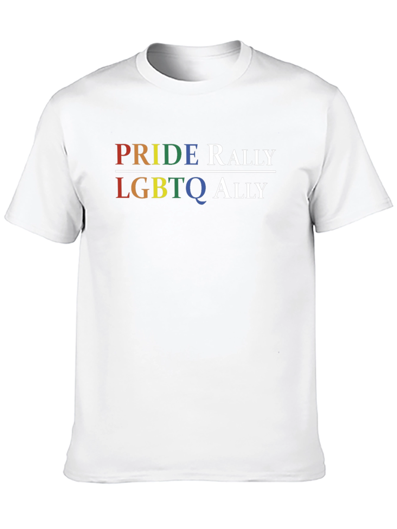 Pride Rally LGBTQ Ally Graphic Tee